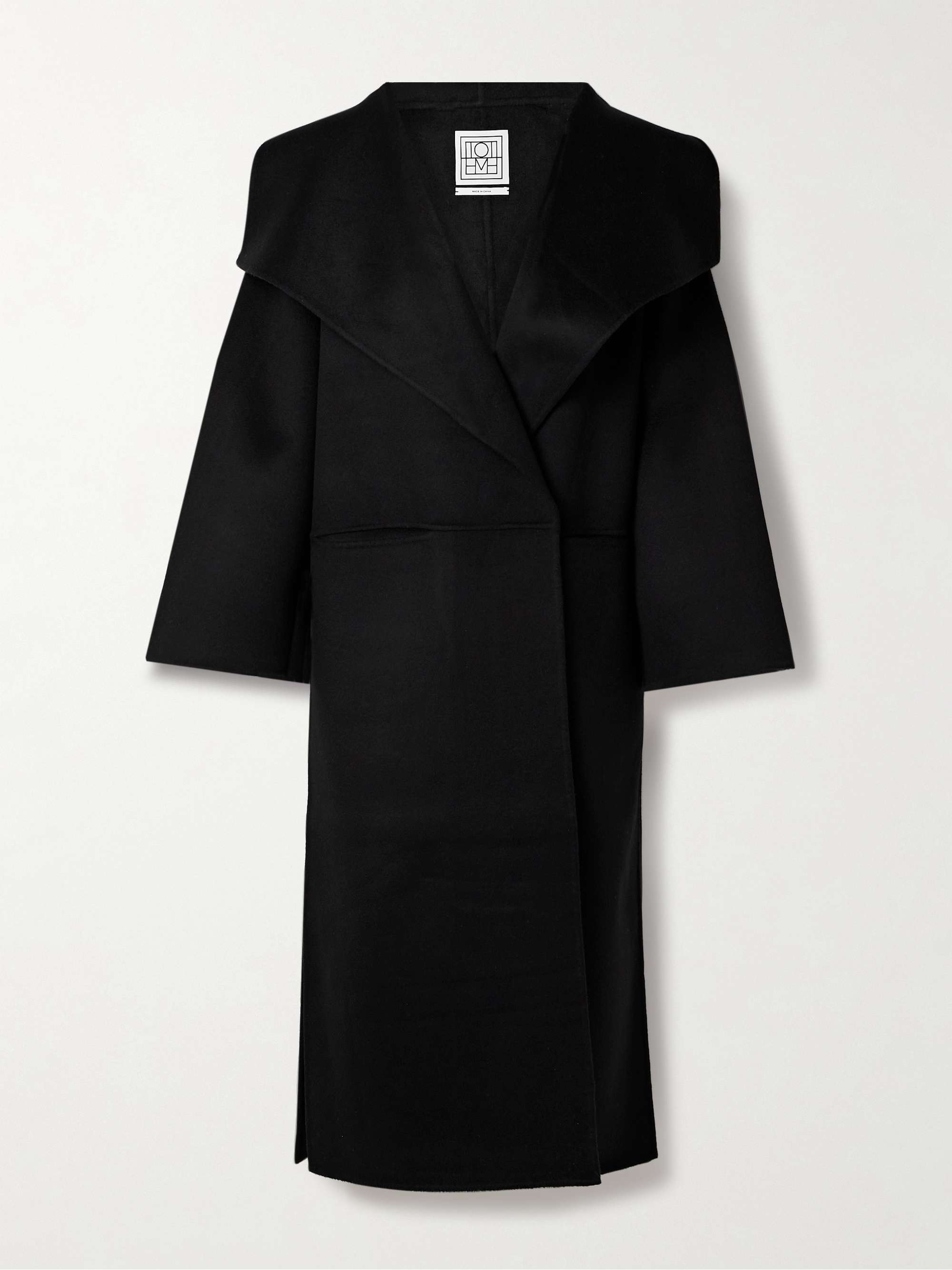 Signature wool and cashmere-blend coat view
