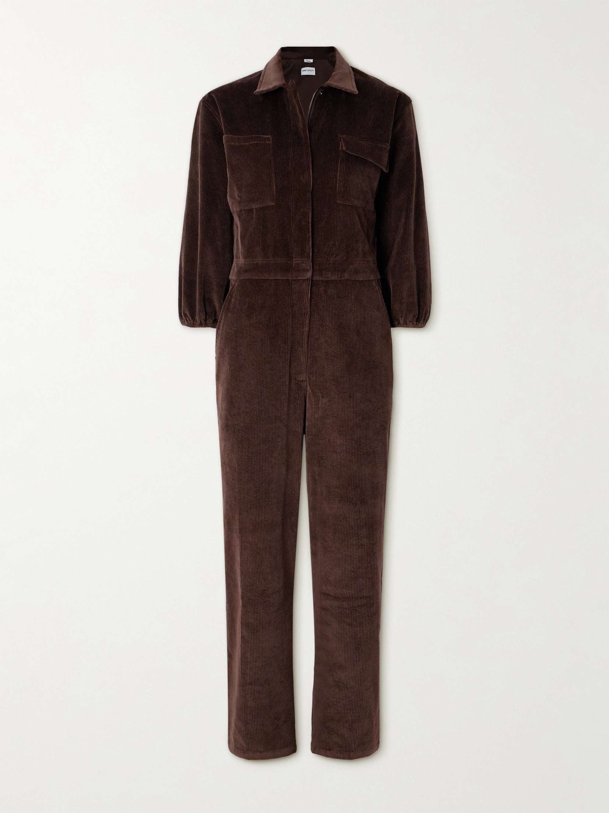 Charmer stretch-cotton corduroy jumpsuit view