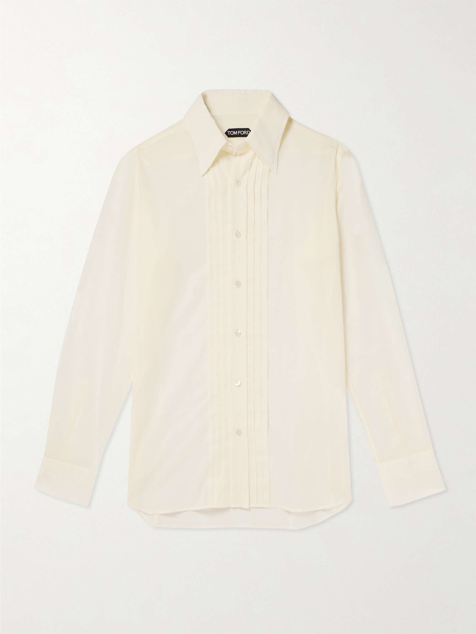 Pleated Cotton Shirt view