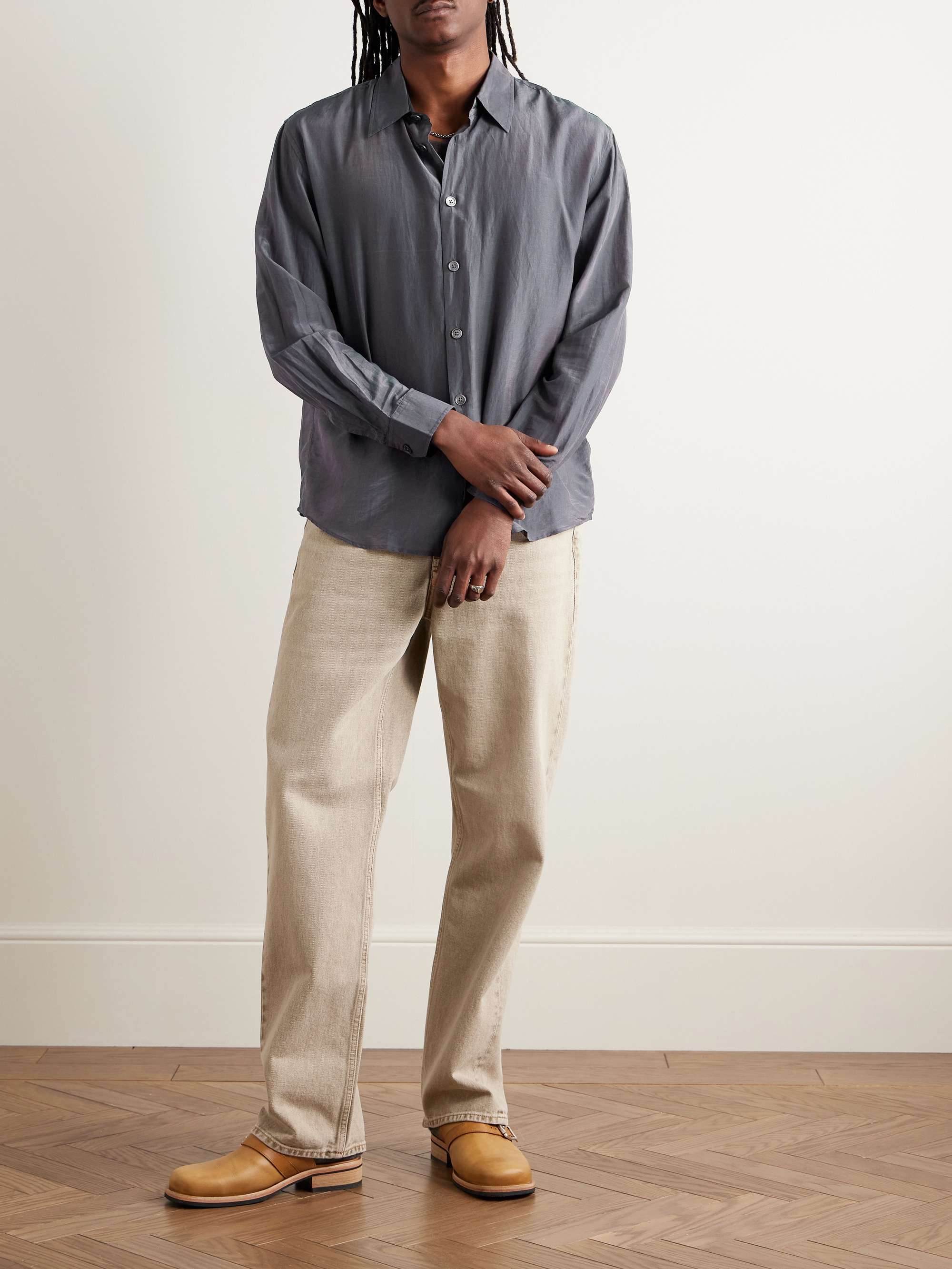 Beyond Cotton and Silk-Blend Shirt view