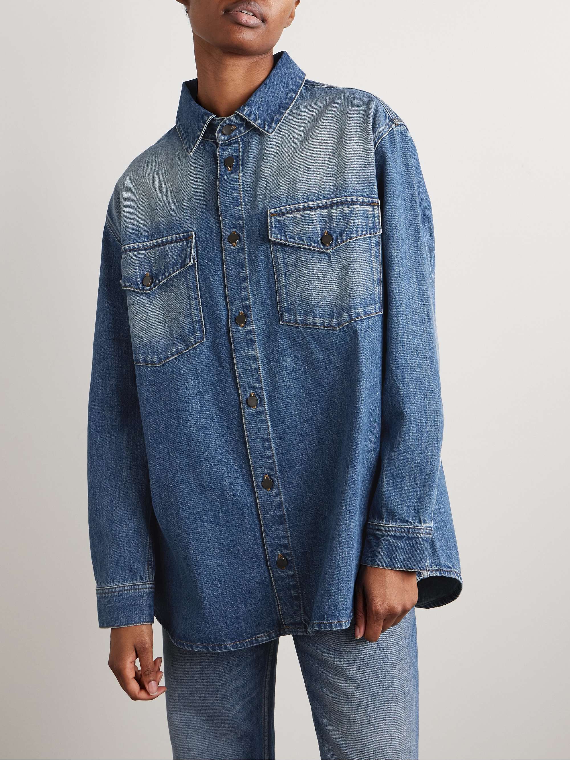 Benet oversized denim jacket view
