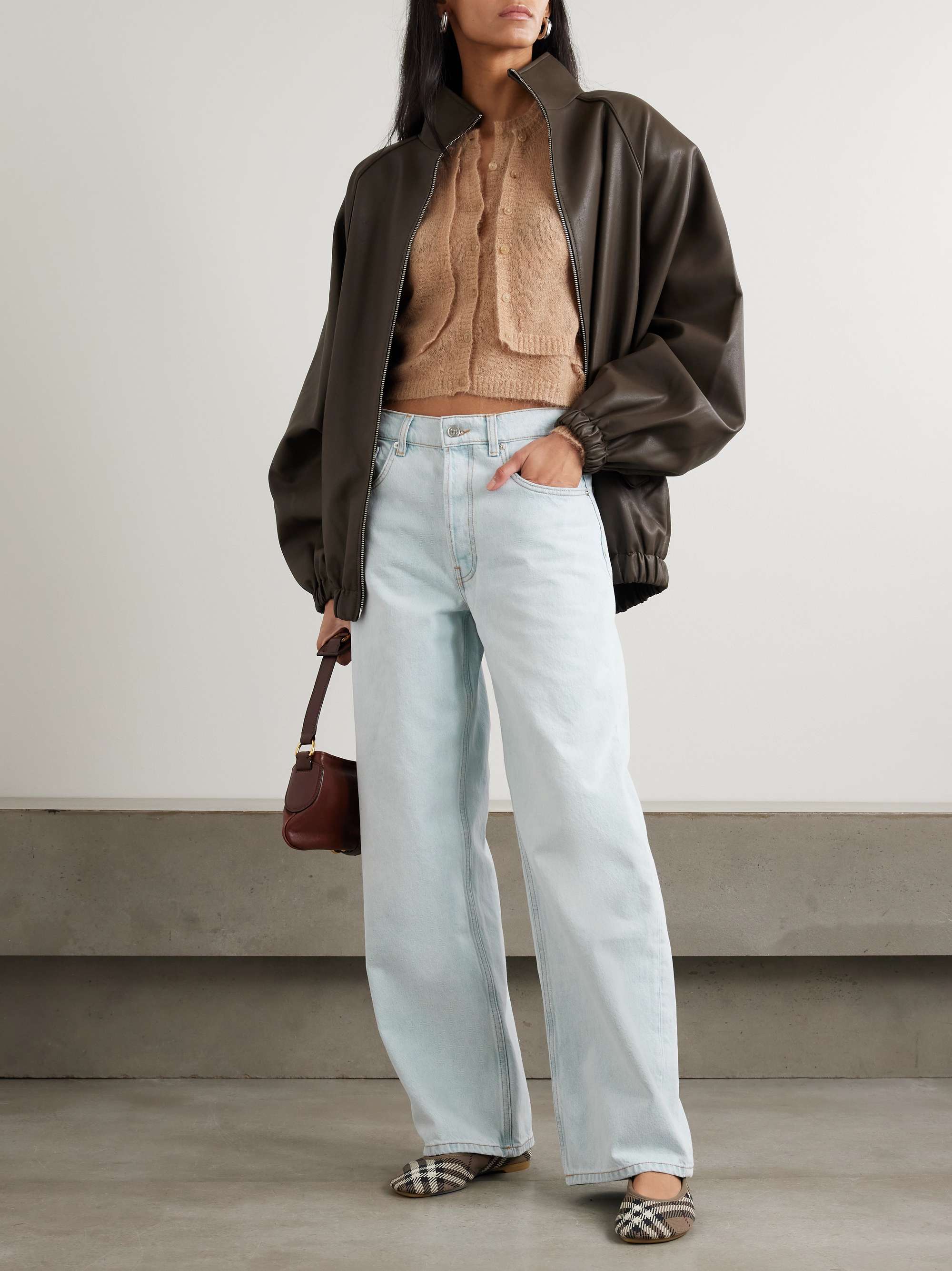 Manon high-rise wide-leg jeans view