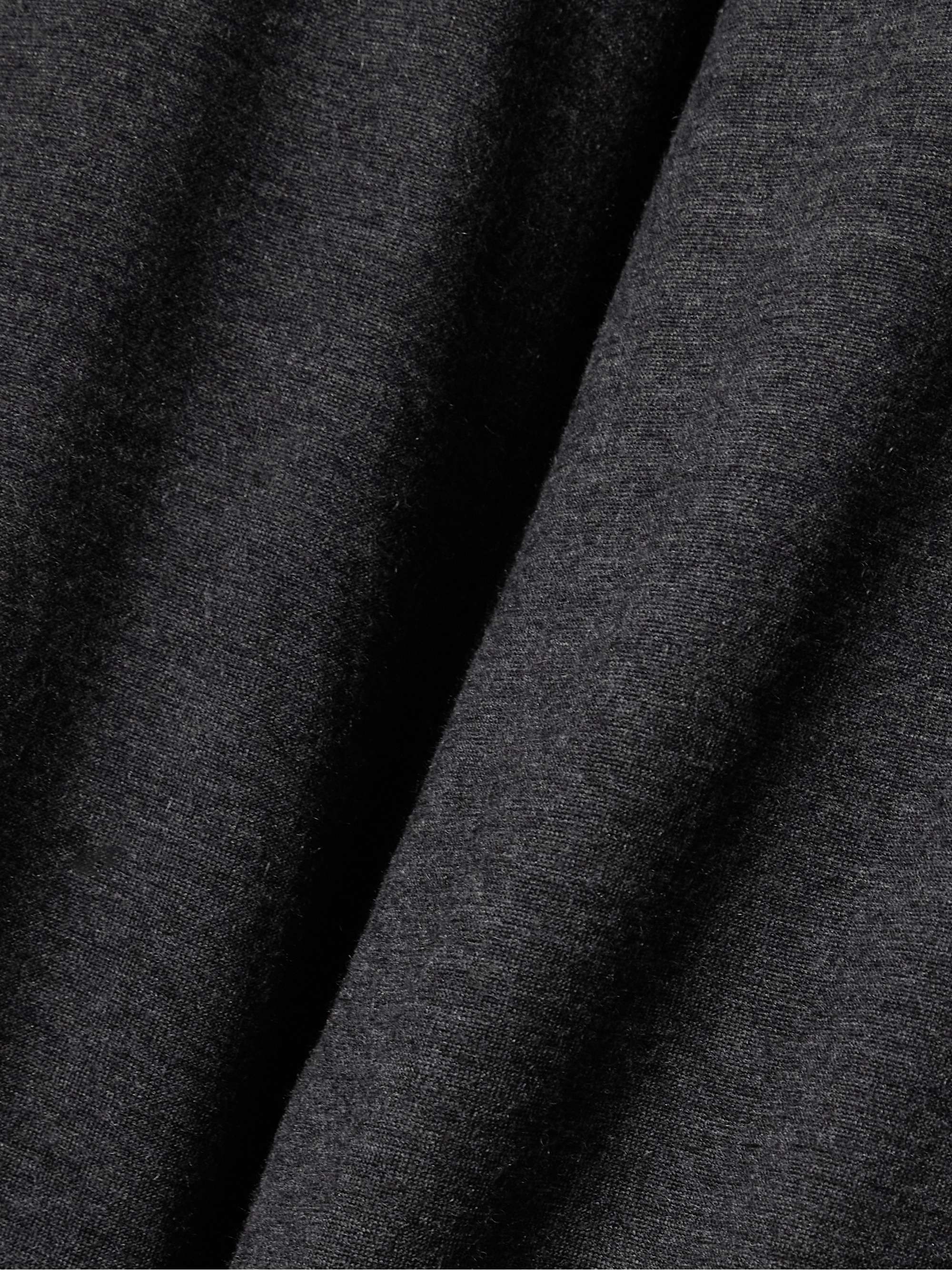 Helphine mélange cashmere wide-leg pants view