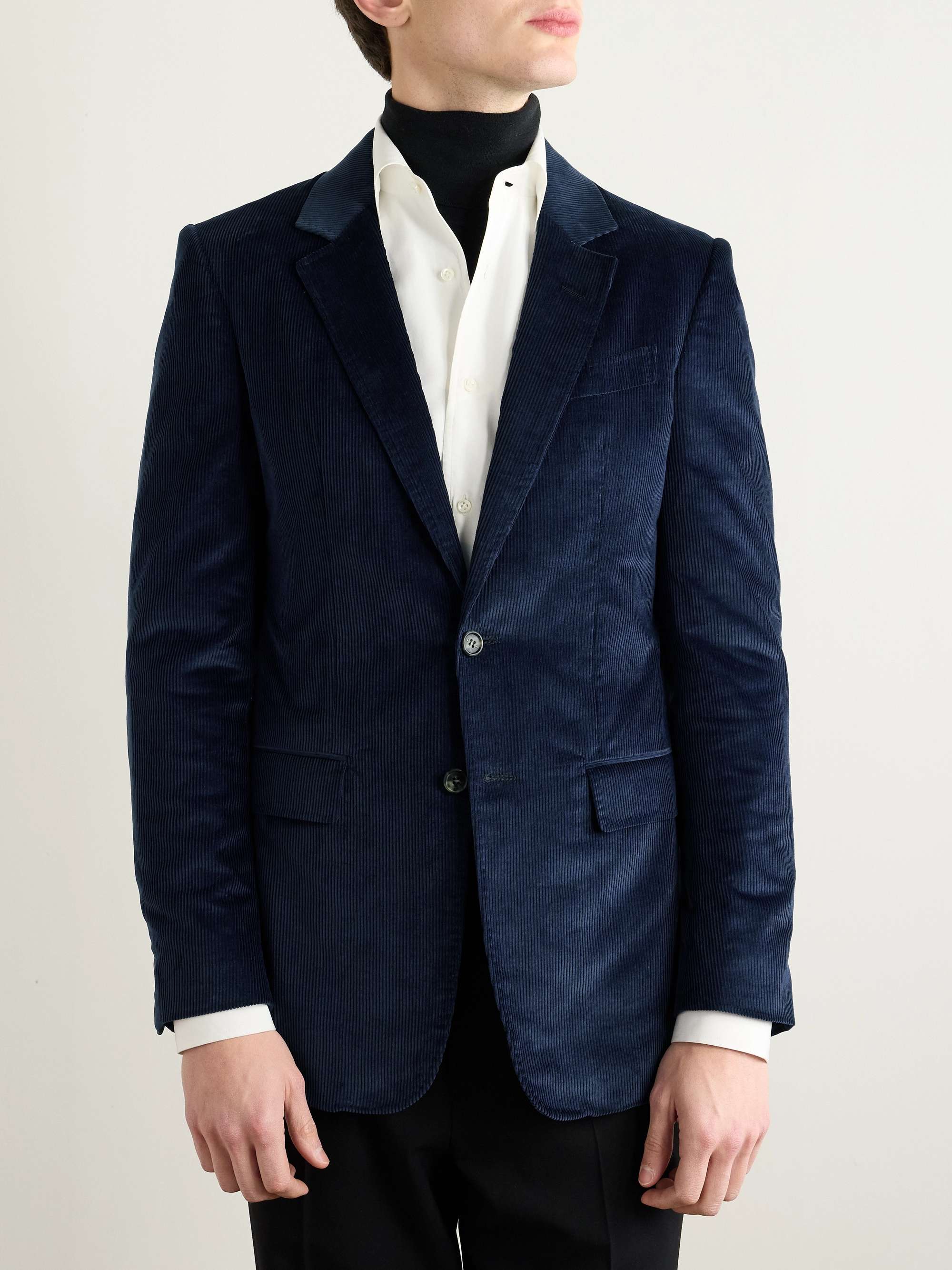 Irving Slim-Fit Cotton-Corduroy Blazer view