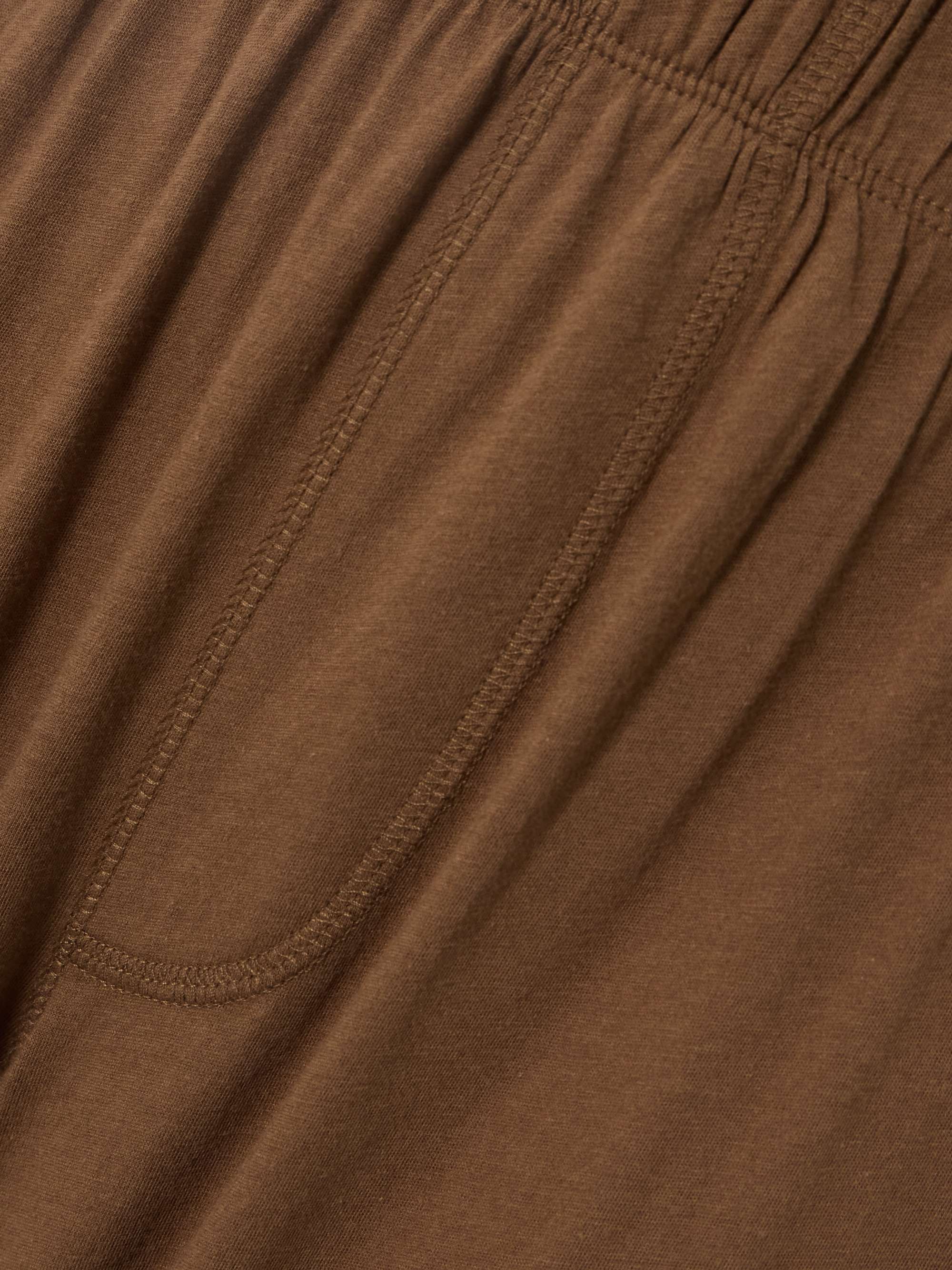 Lounge cotton and modal-blend jersey pants view