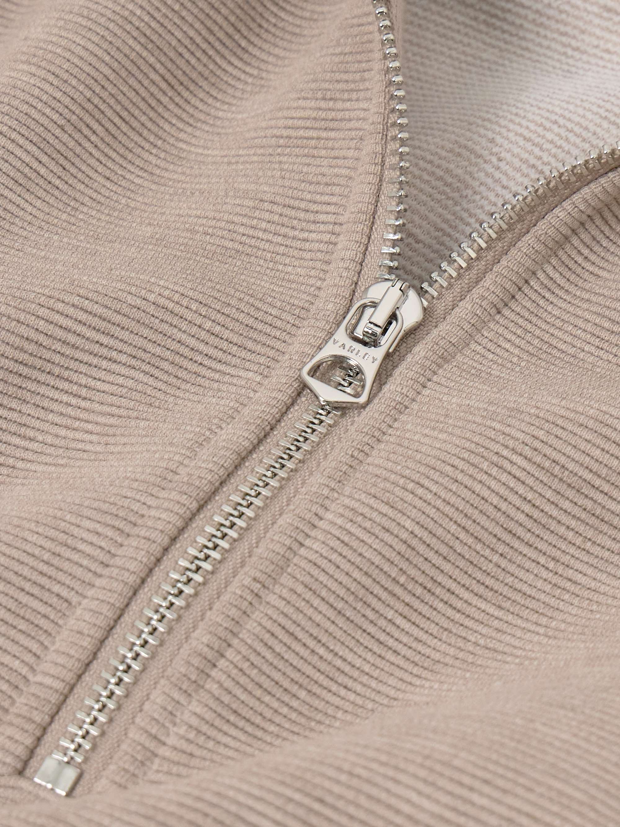 Milano ribbed cotton-blend jersey sweatshirt view