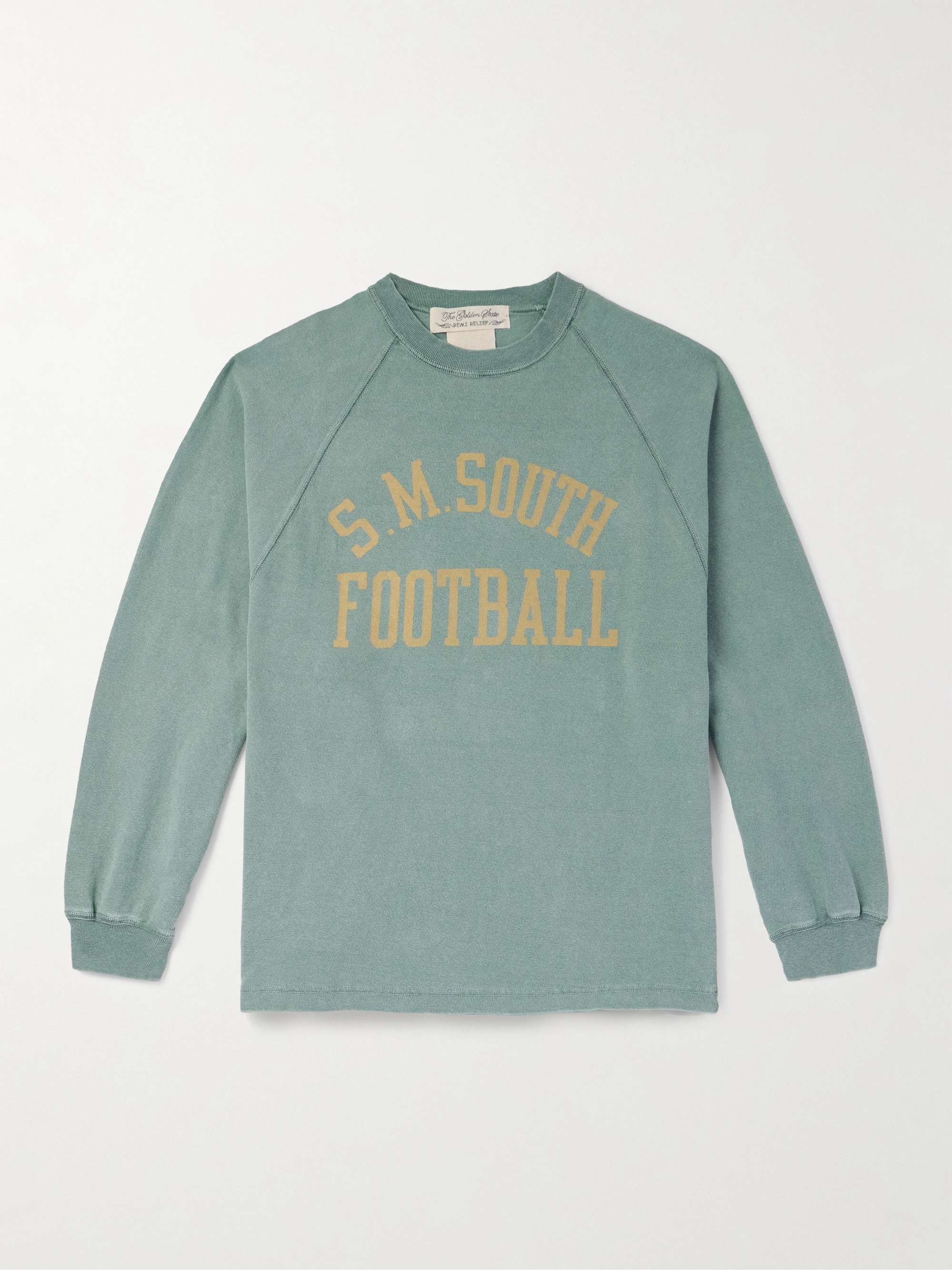 Football Printed Cotton-Jersey T-Shirt view