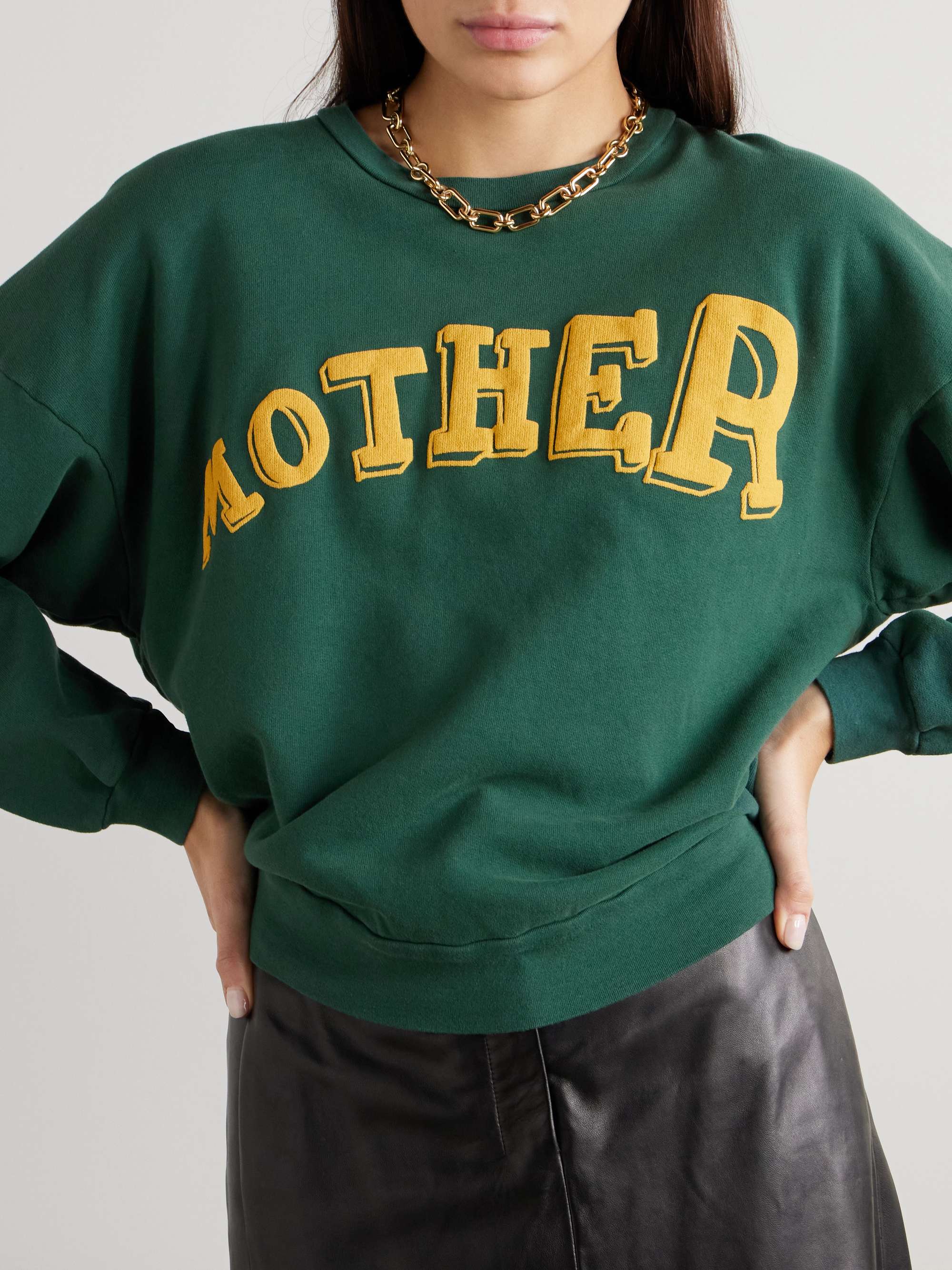 The Drop Square printed cotton-jersey sweatshirt view
