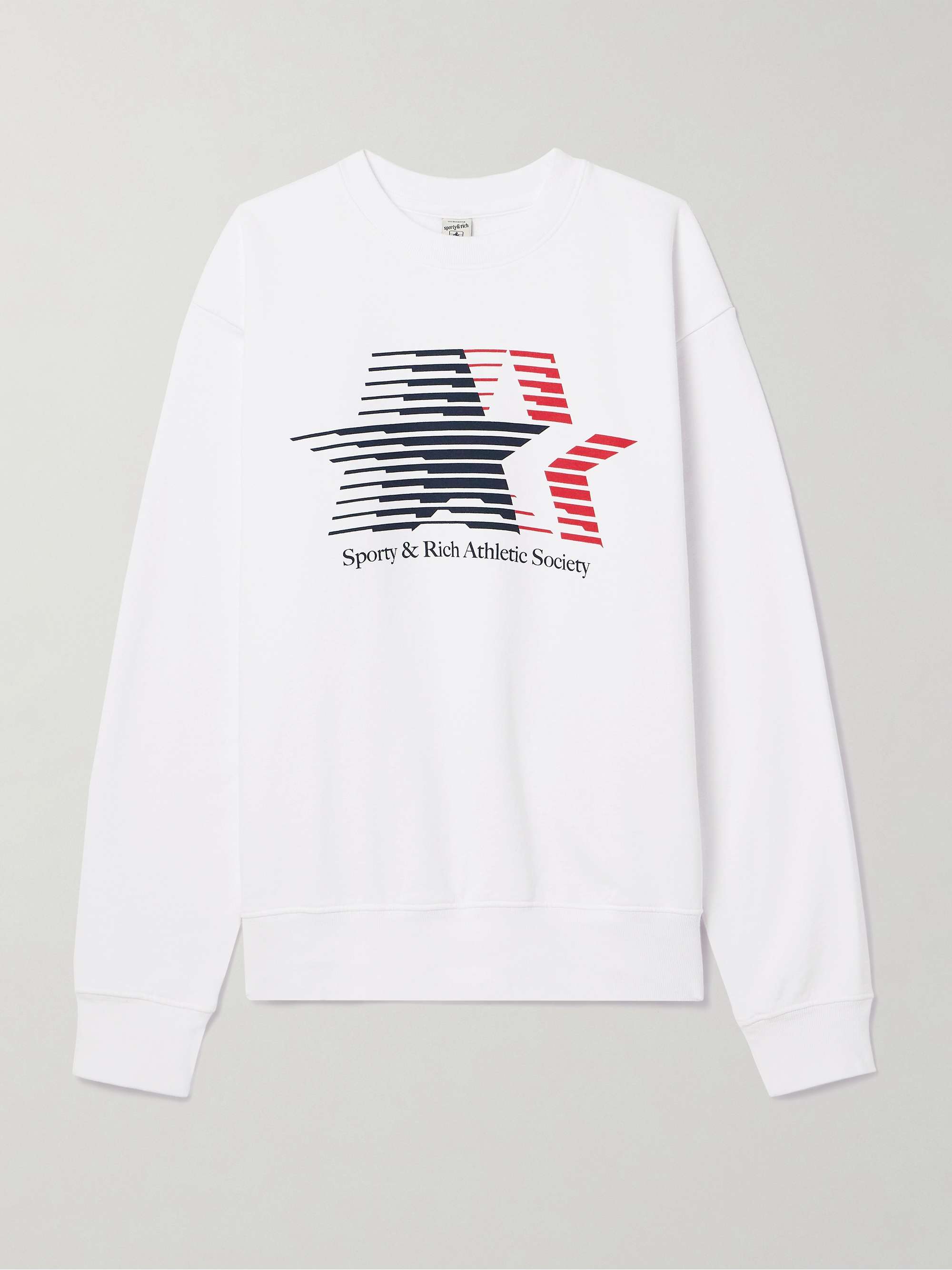+ adidas Originals printed cotton-jersey sweatshirt view