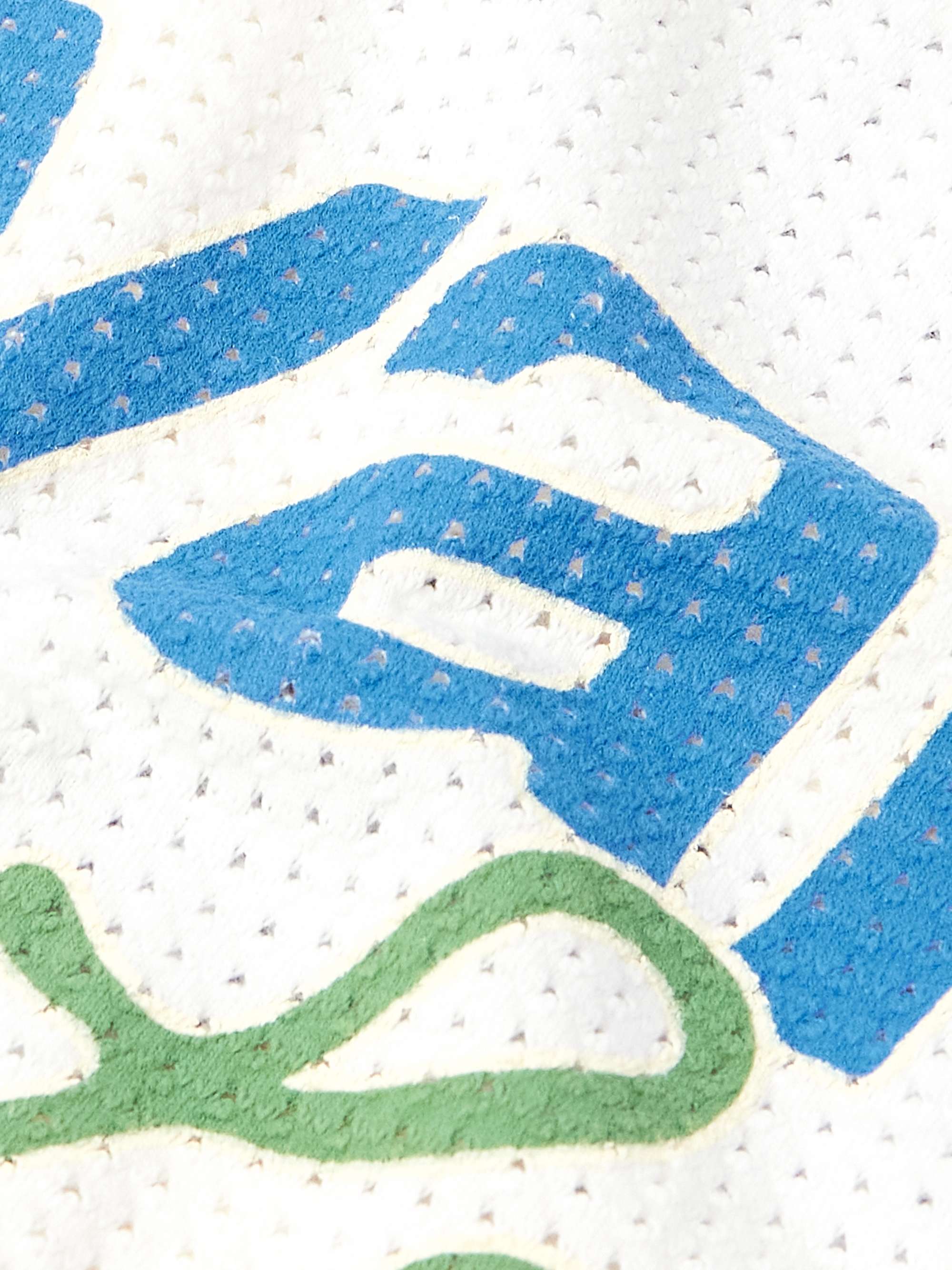 Printed Cotton-Mesh T-Shirt view