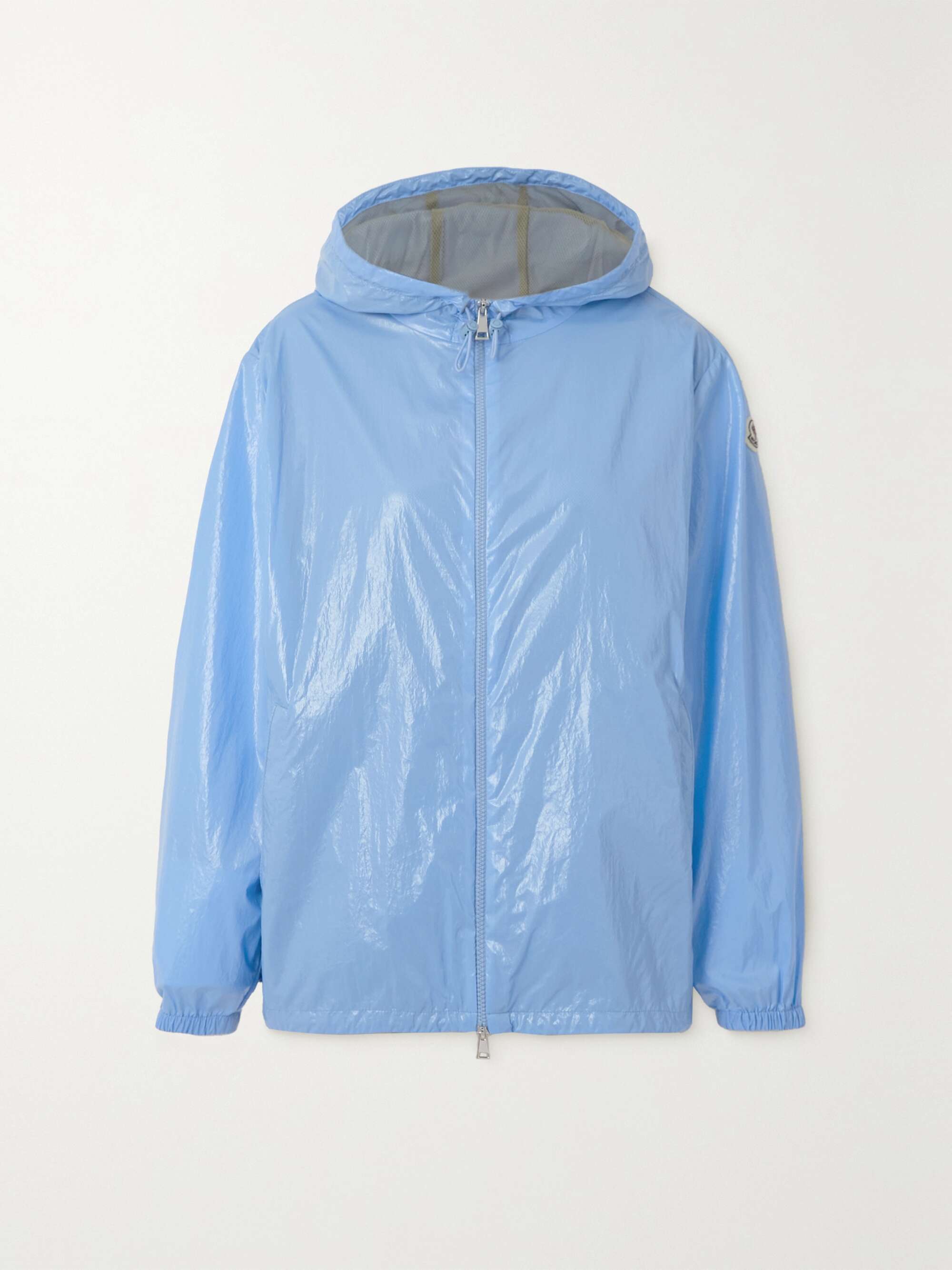 Wuisse hooded coated cotton-blend jacket view
