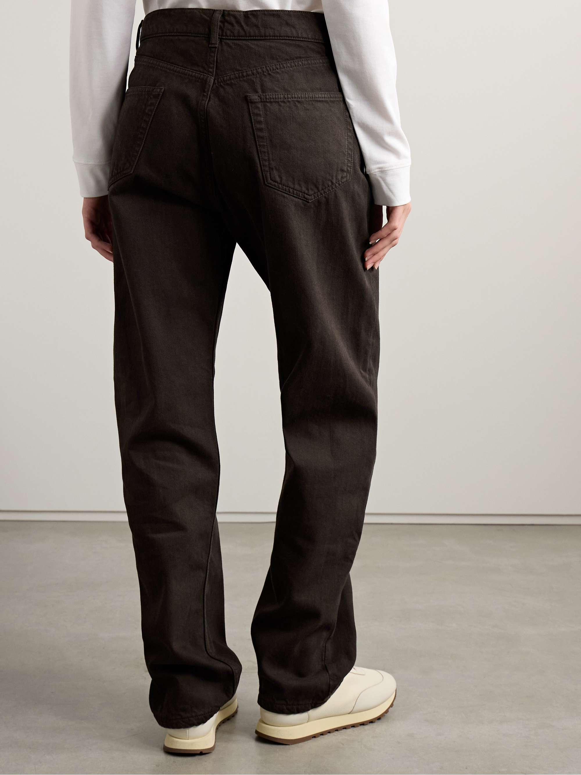 Bercy mid-rise straight-leg jeans view