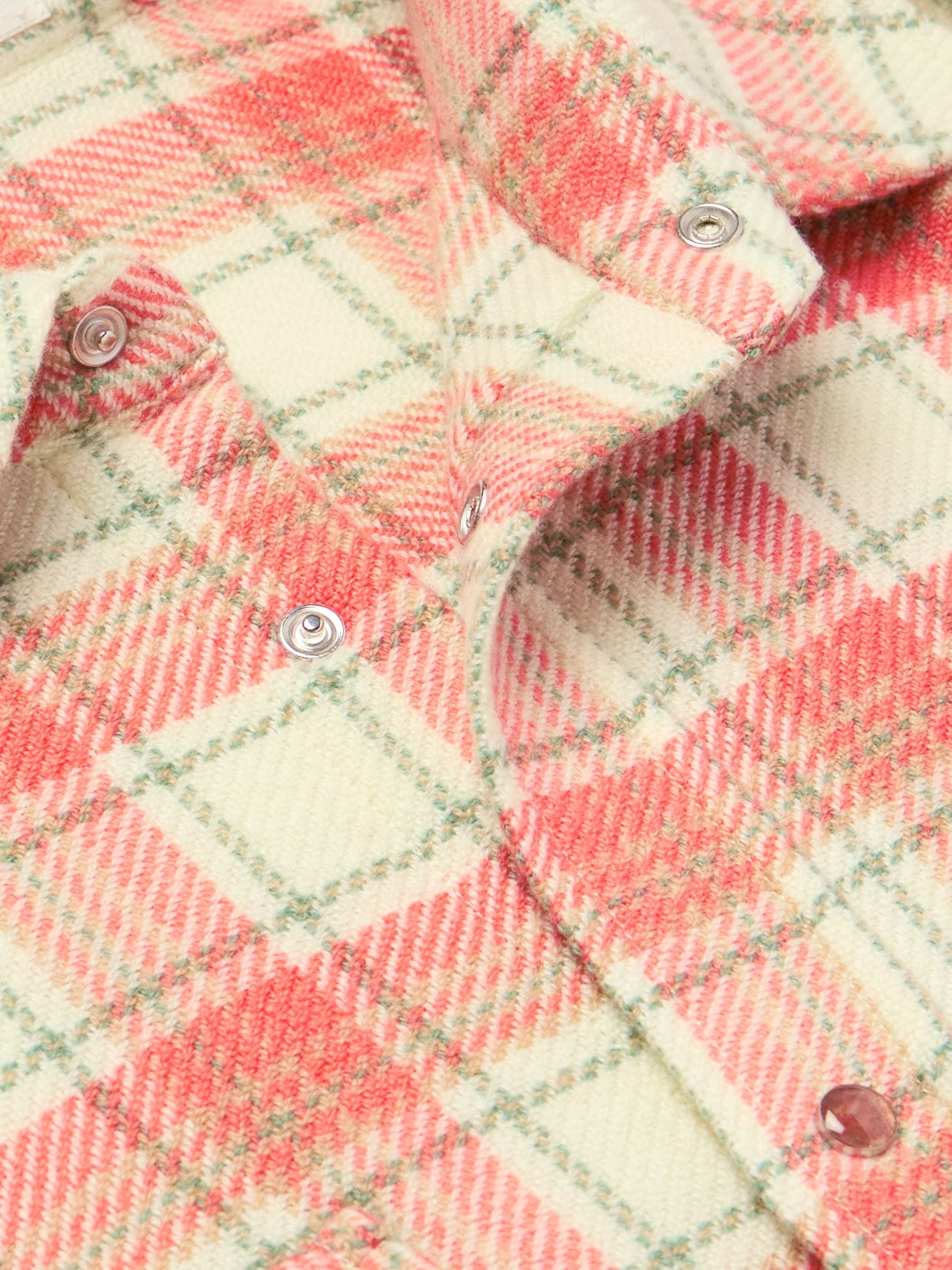 Checked Cashmere Shirt view