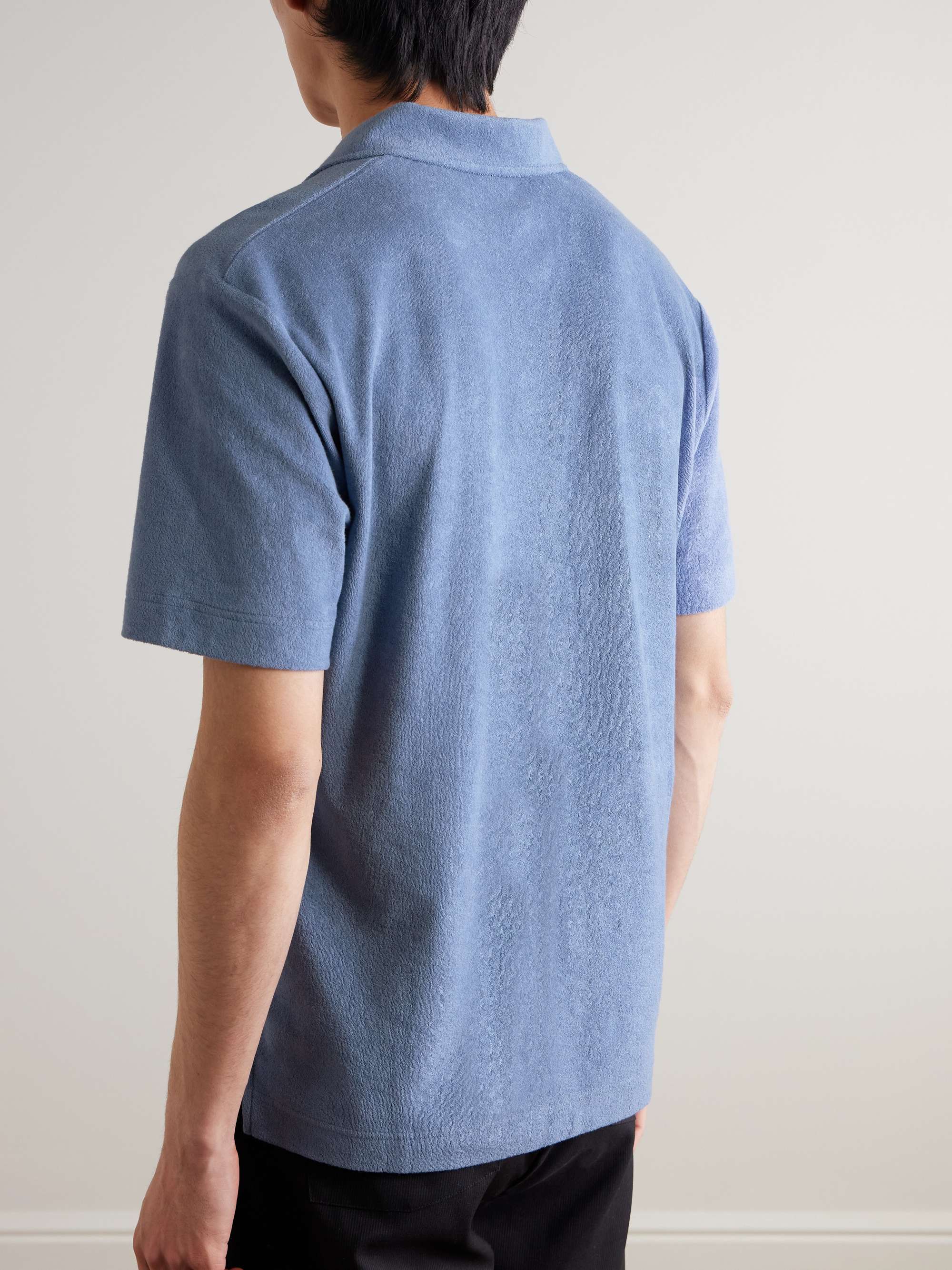 Sea Island Cotton-Terry Polo Shirt view