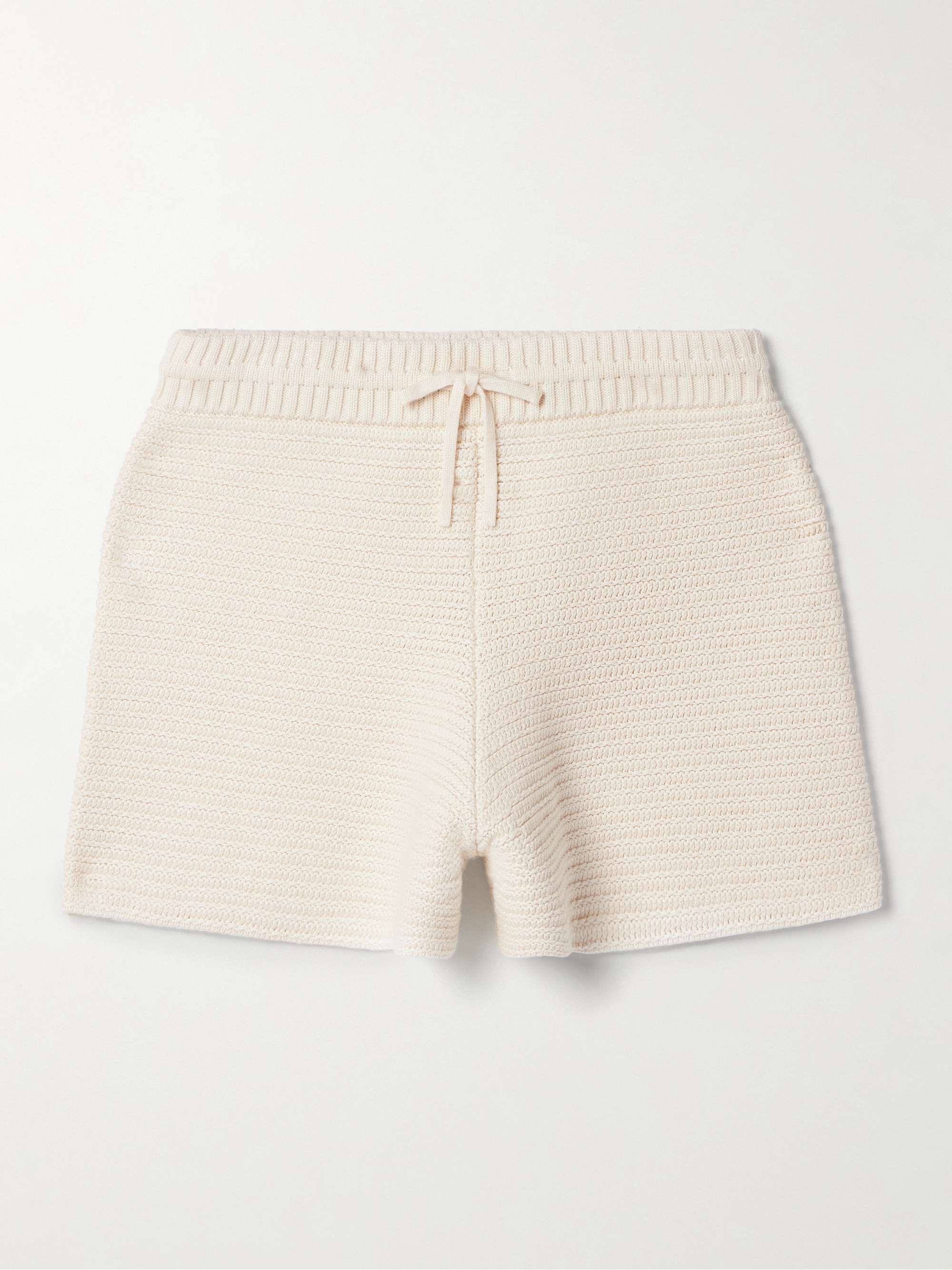 Jane crocheted cotton-blend shorts view