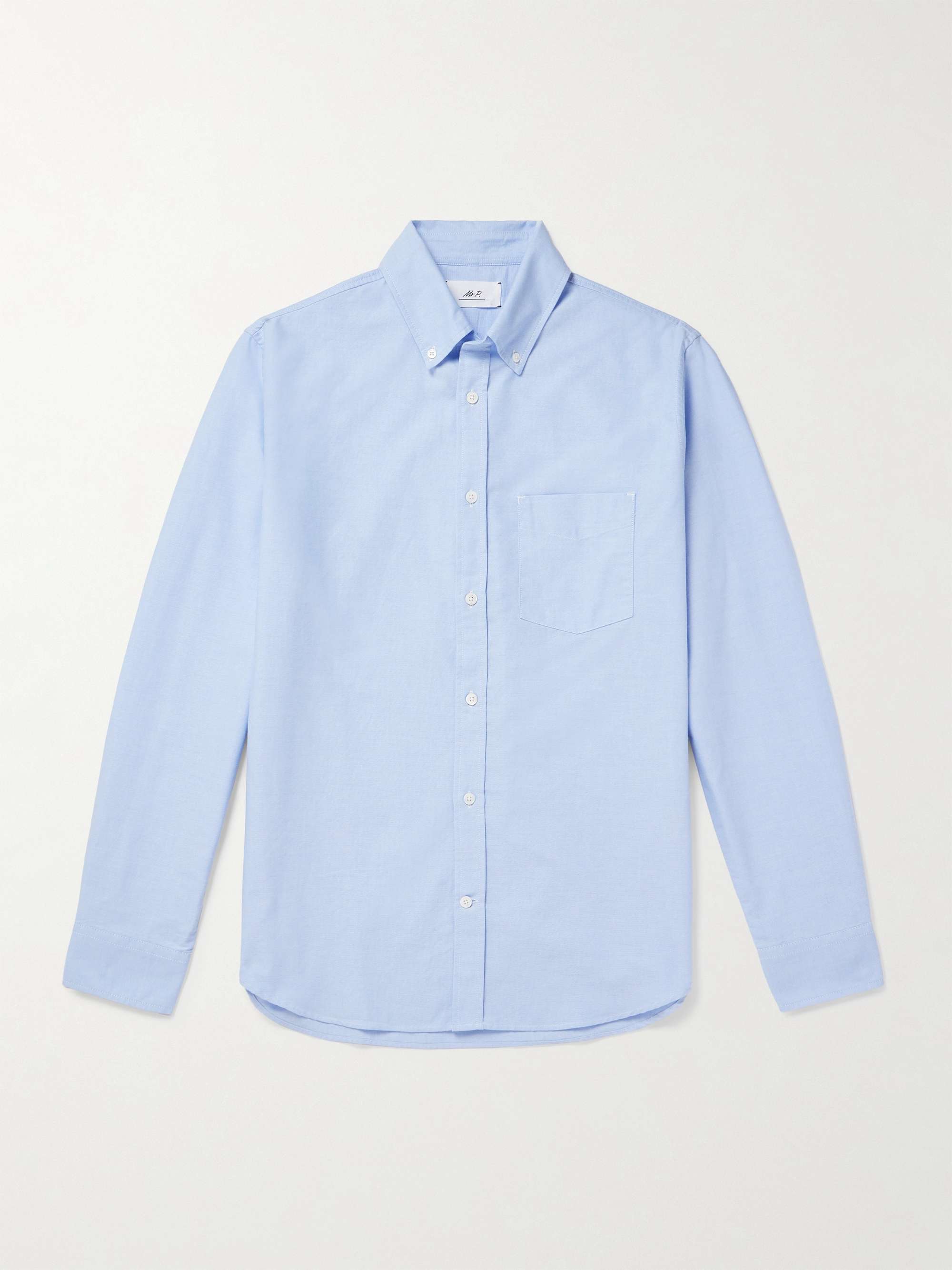 Button-Down Collar Organic Cotton Oxford Shirt view
