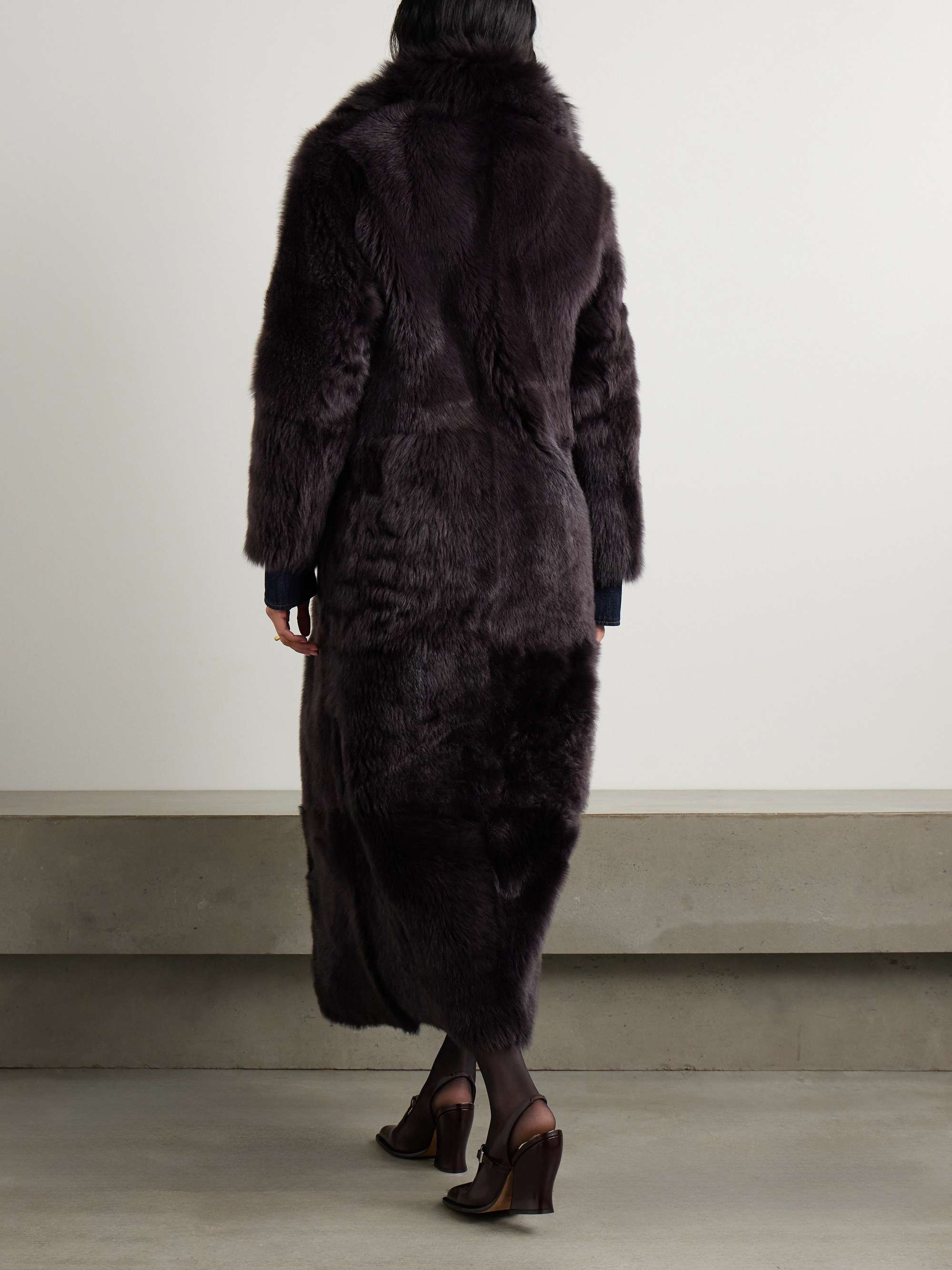 Evita shearling coat view