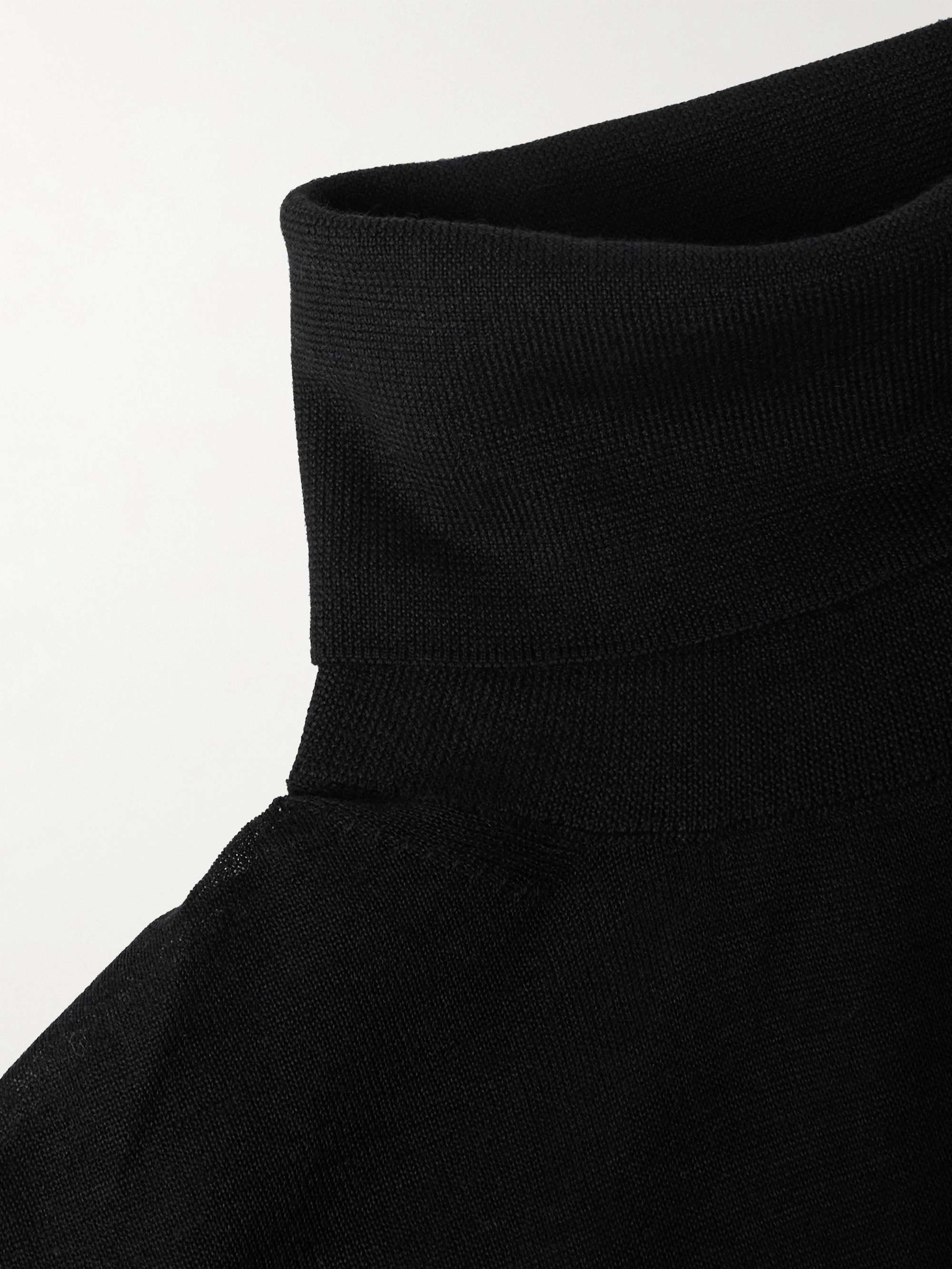 Cashmere and Silk-Blend Rollneck Sweater view