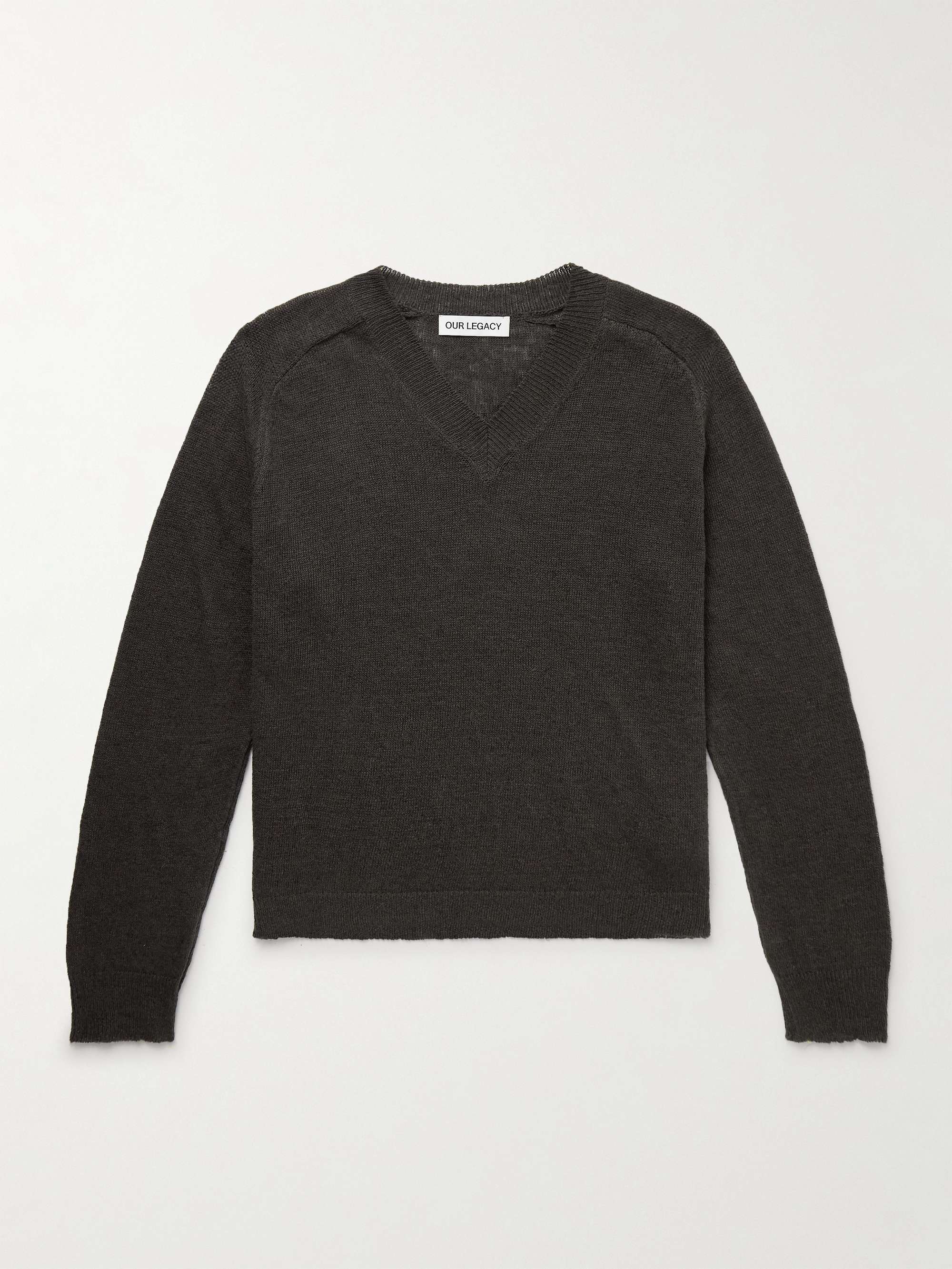 Rue Linen and Cotton-Blend Sweater view