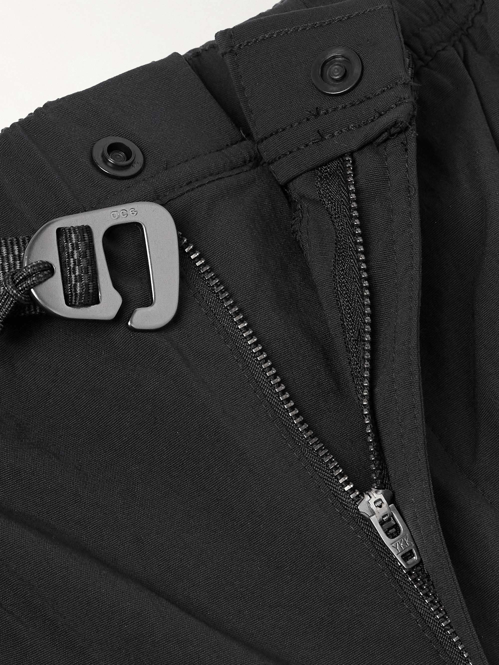 ACG Straight-Leg Belted Logo-Embroidered Shell Shorts view