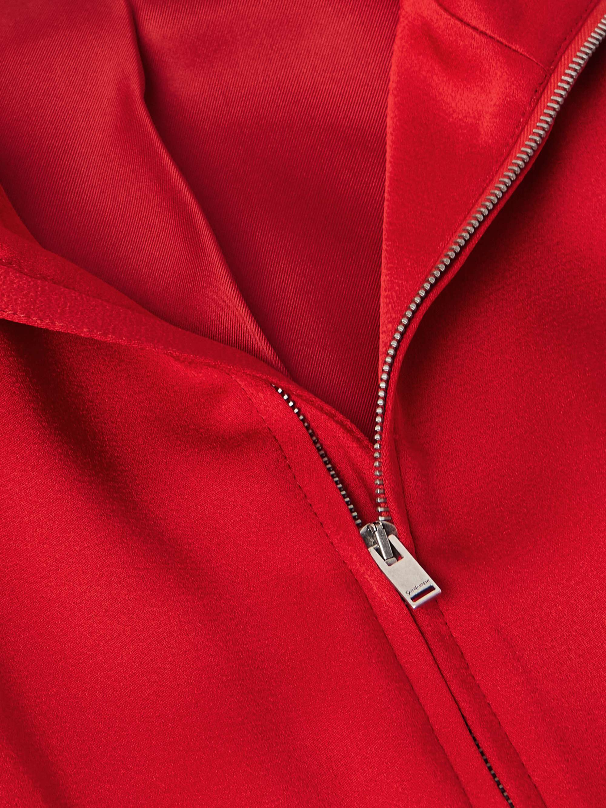 Striped Satin Track Jacket view