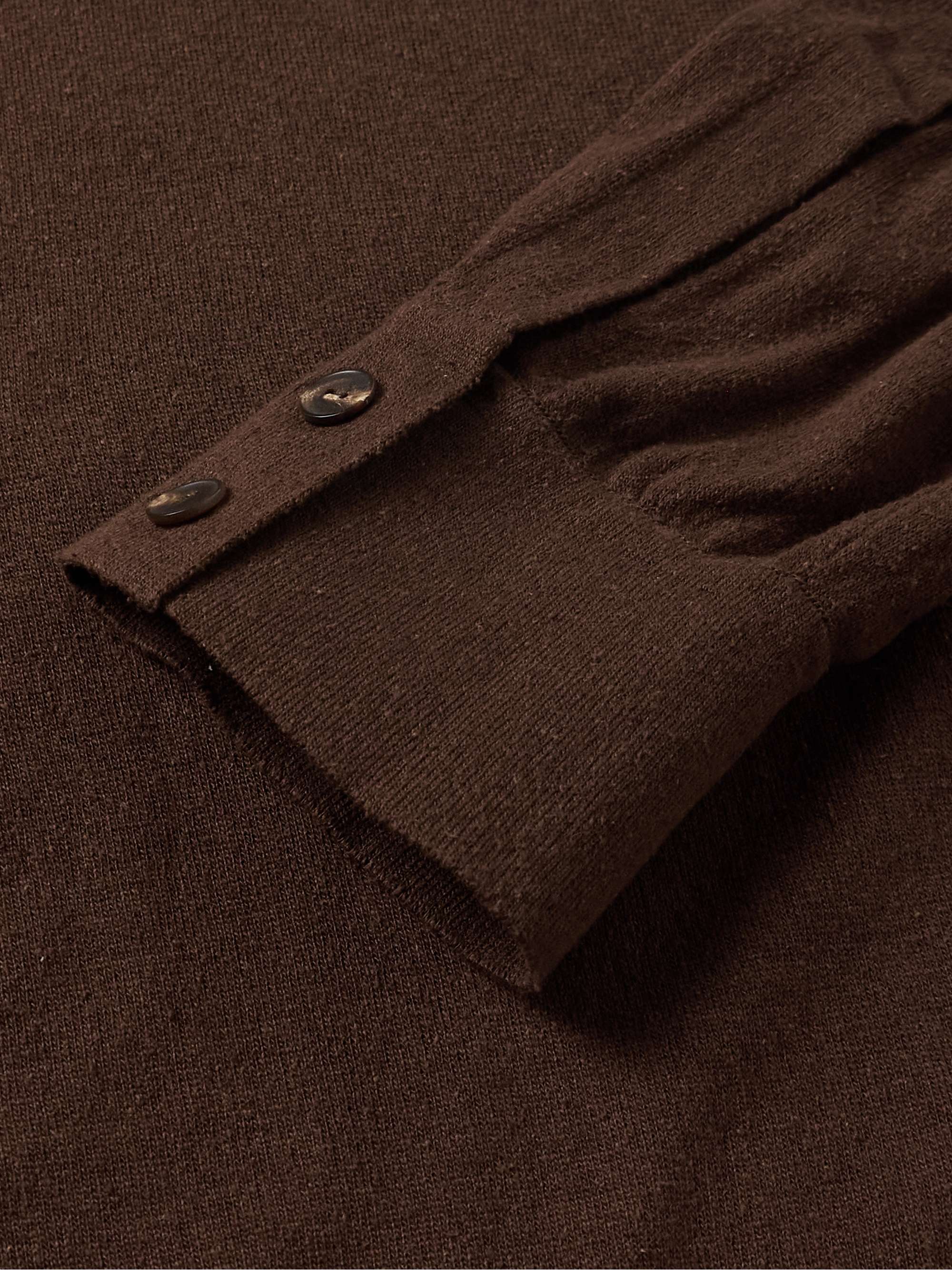 Stafford Silk-Jersey Polo Shirt view