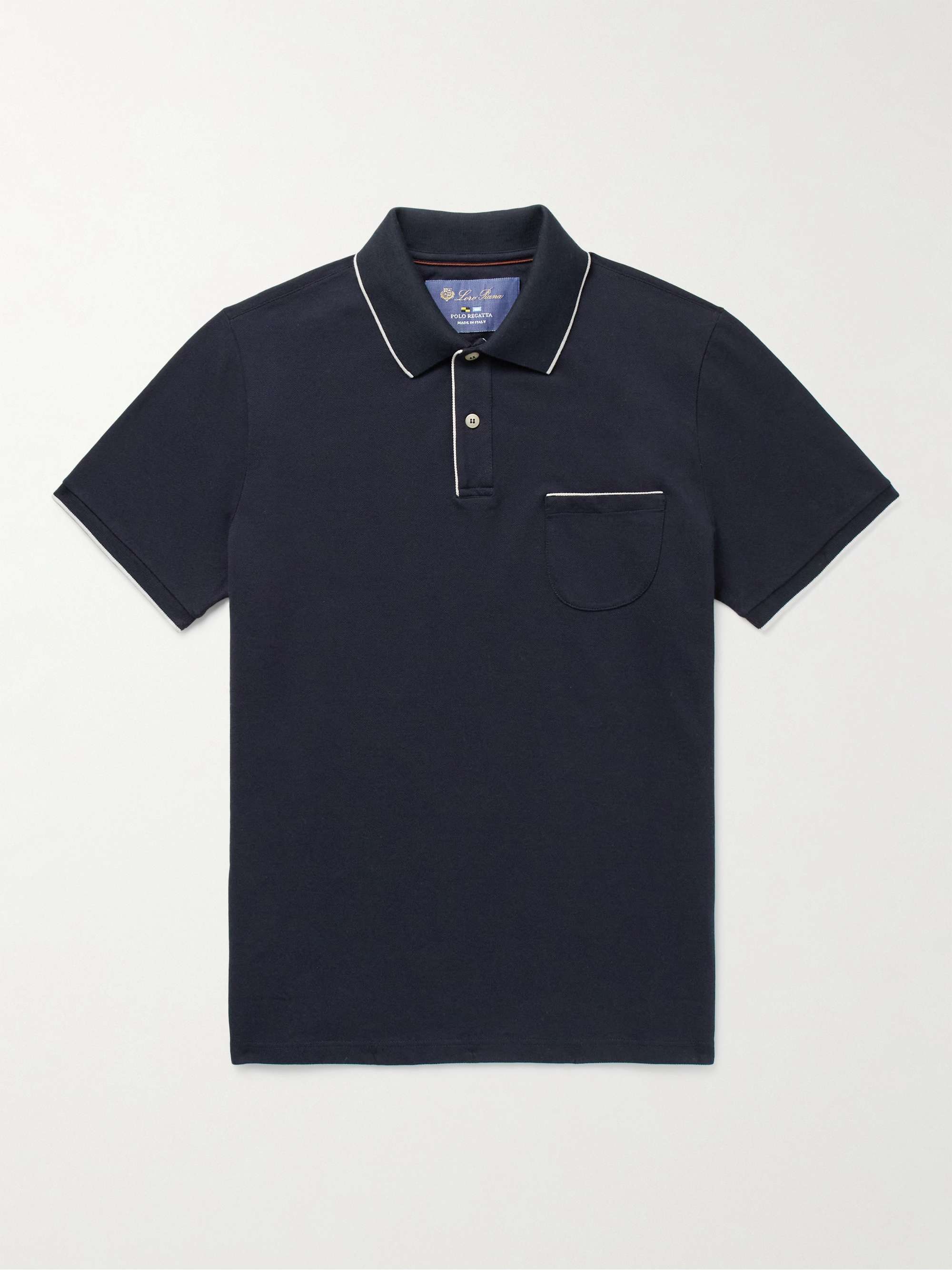 Regatta Stretch-Cotton Piqué Polo Shirt view