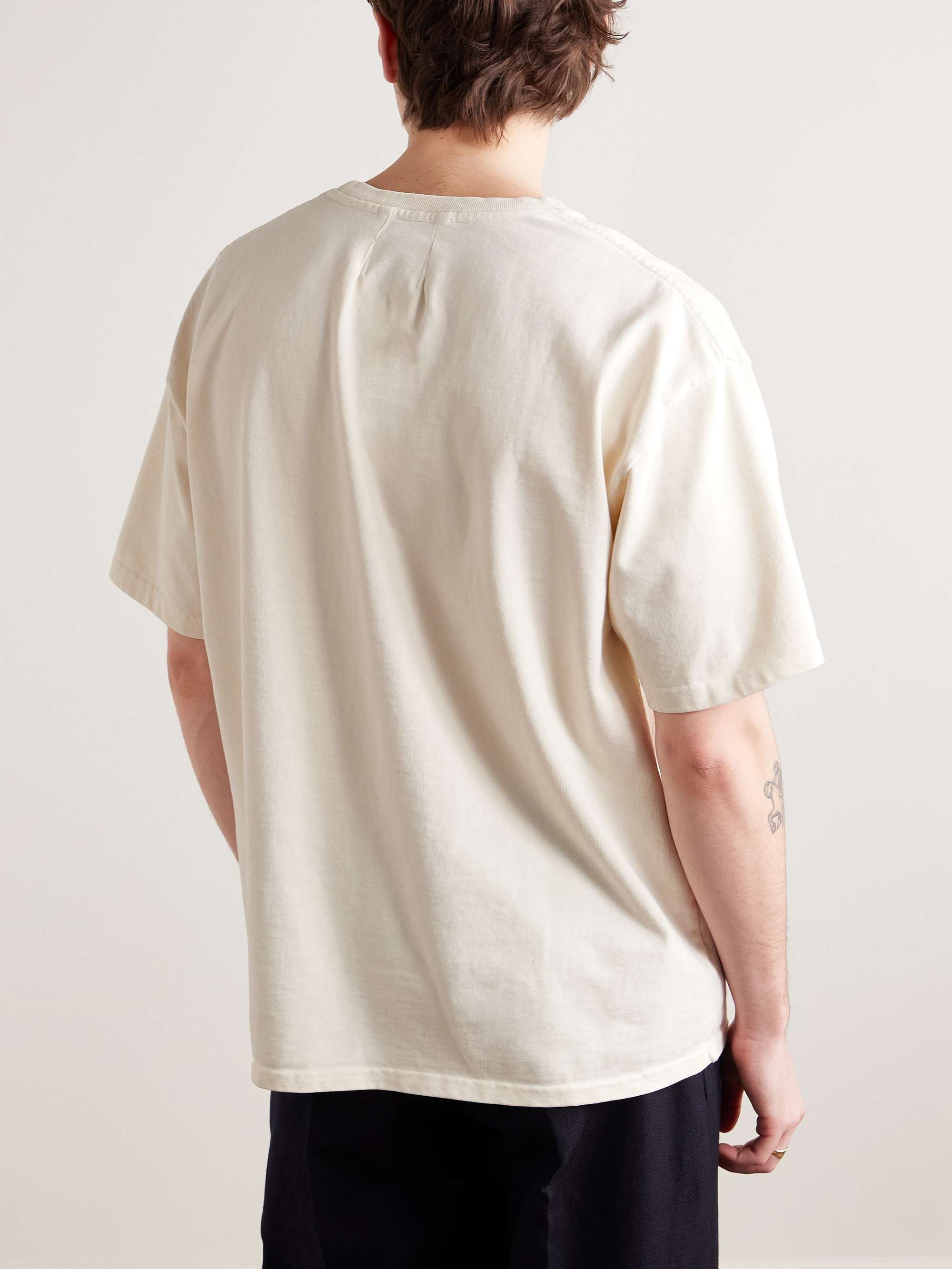French Riviera Logo-Print Cotton-Jersey T-Shirt view