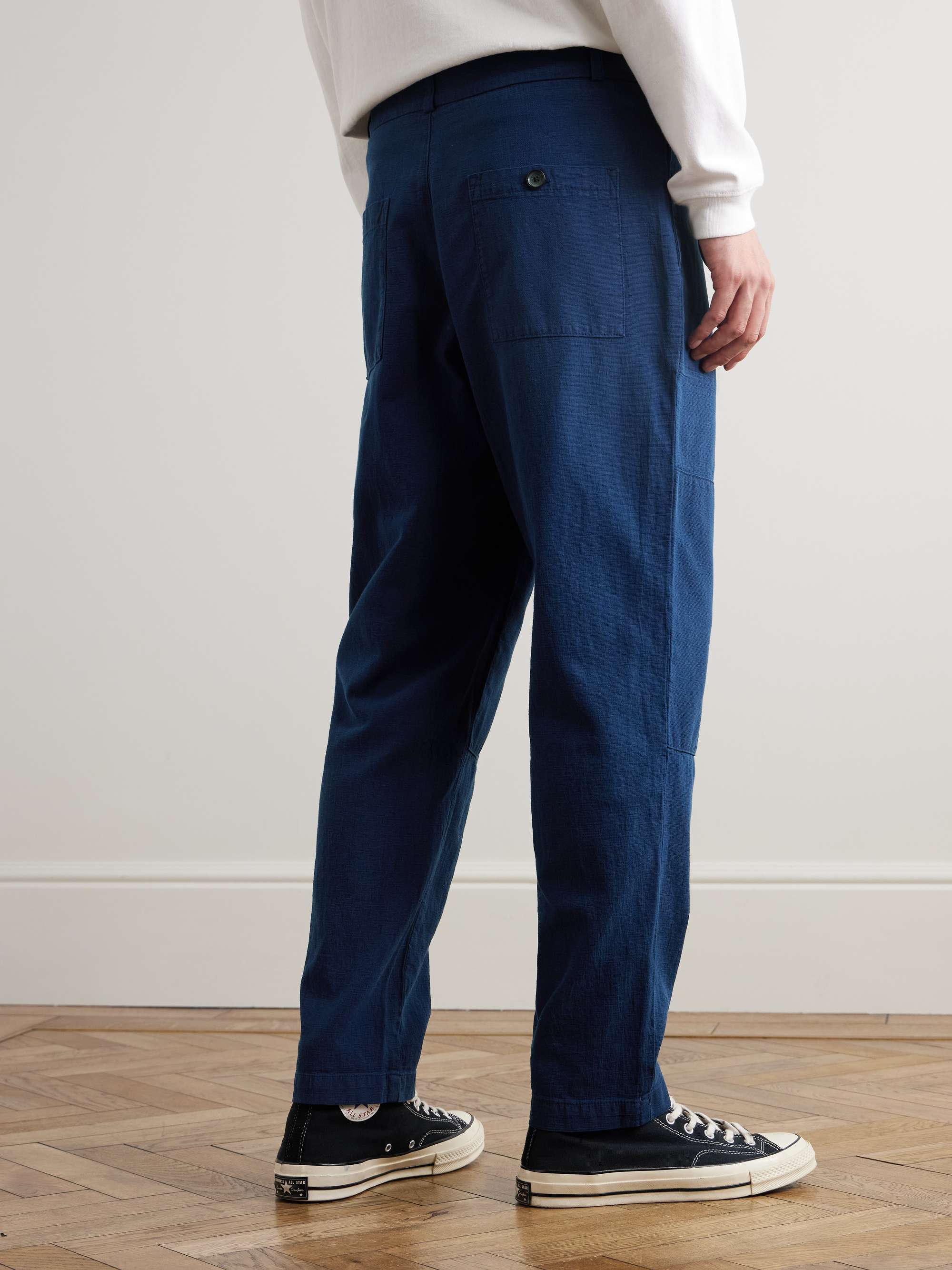 Judo Straight-Leg Cotton Trousers view