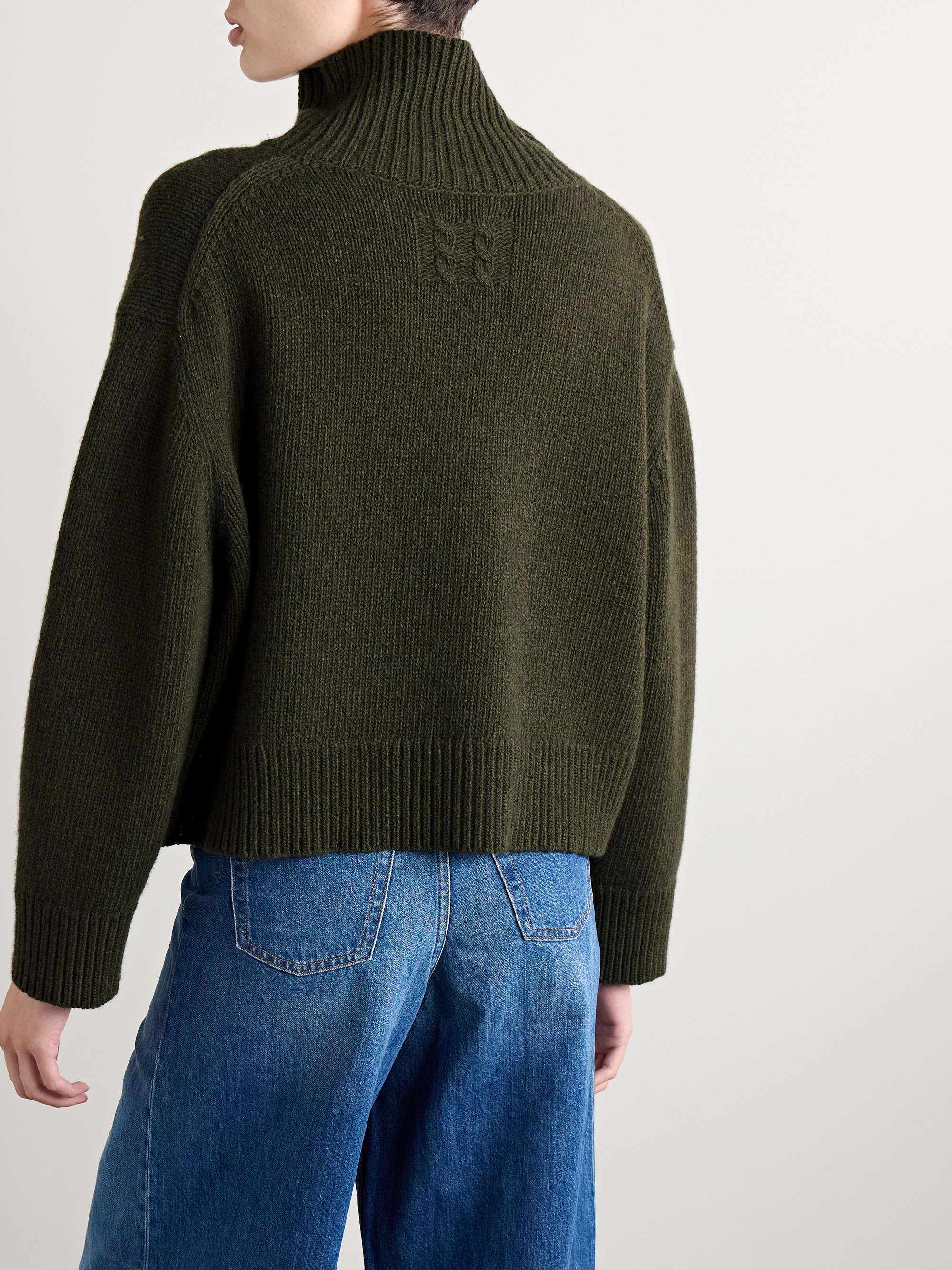 Omaira wool turtleneck sweater view