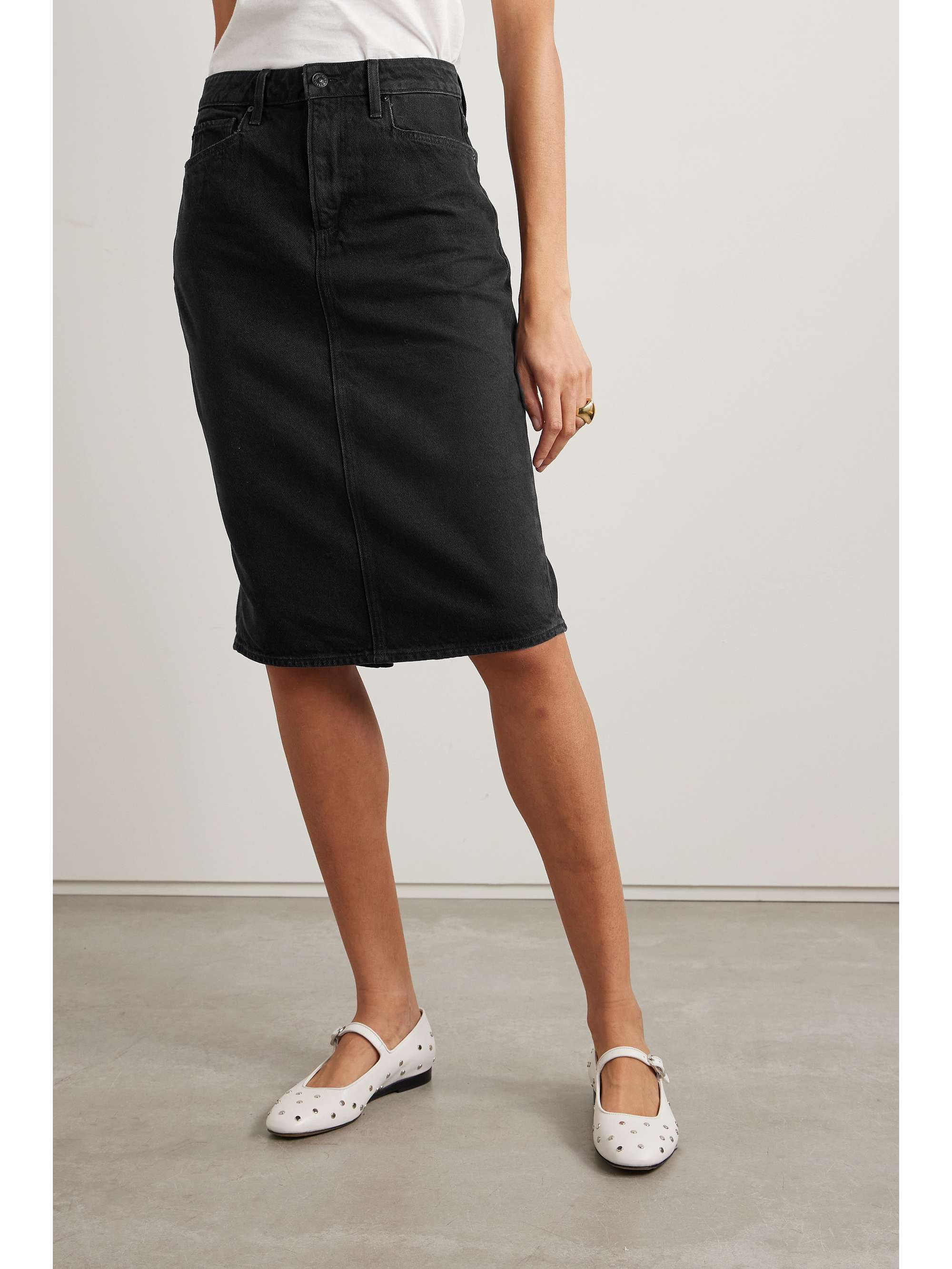 + NET SUSTAIN Siren denim skirt view