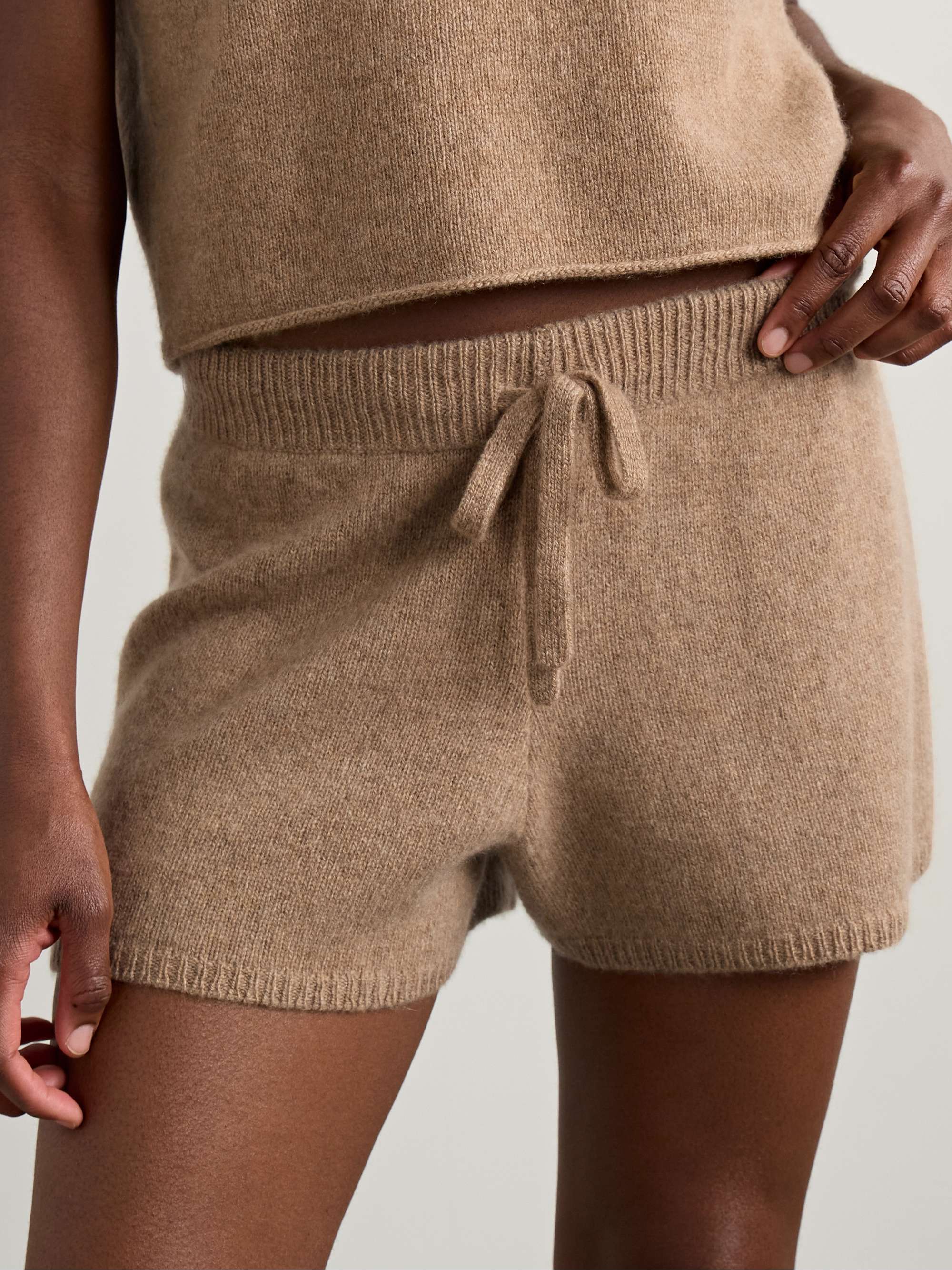 Cashmere shorts view