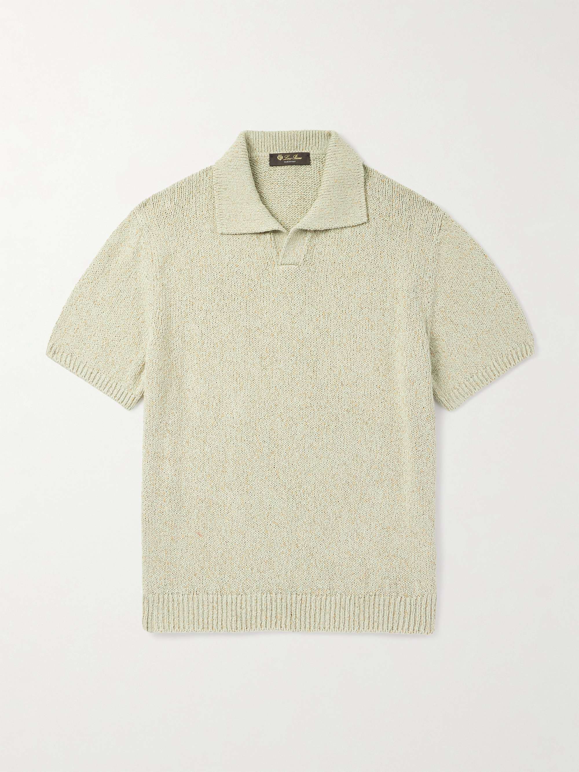 Meina Mouliné-Cotton Polo Shirt view