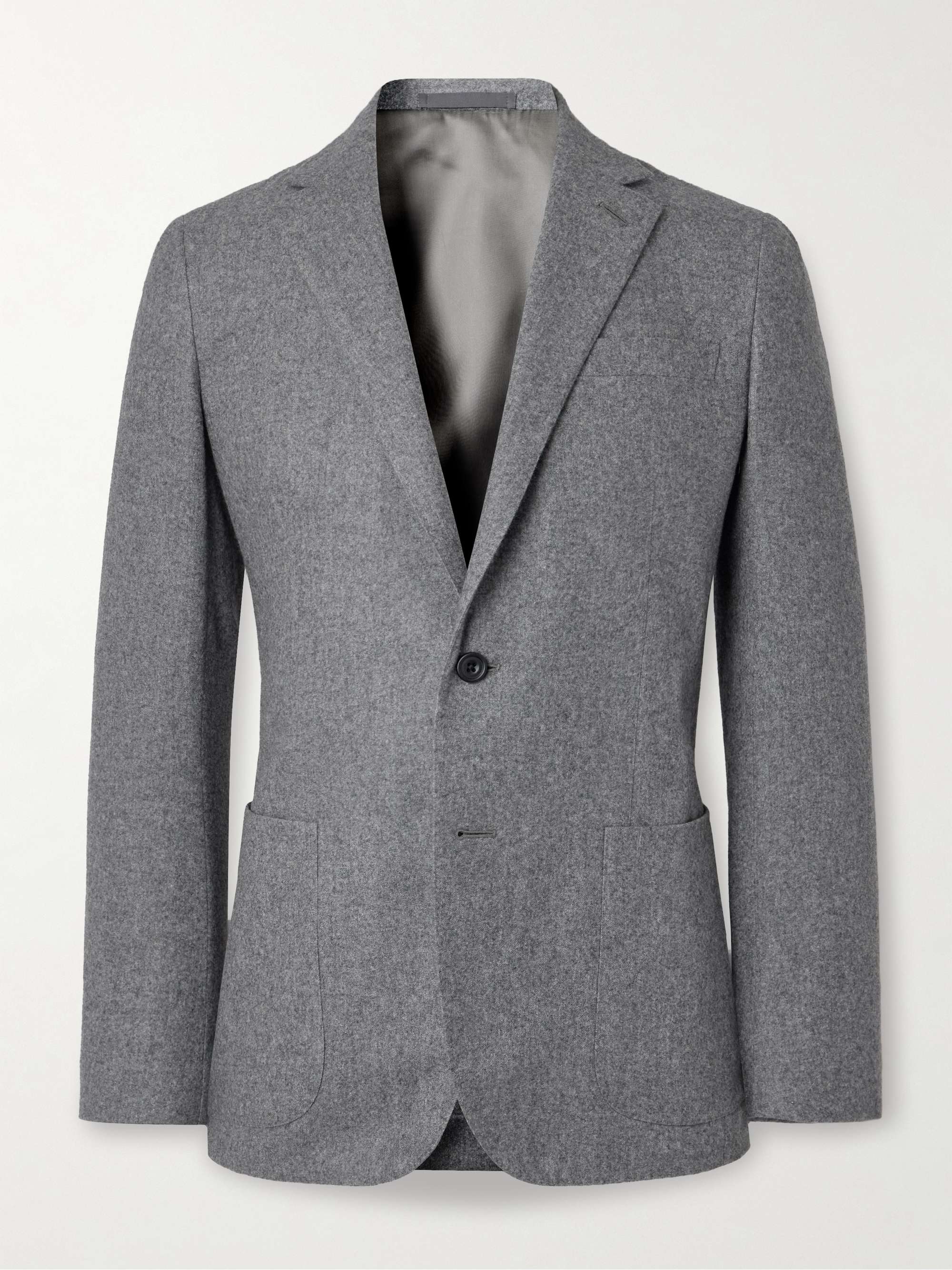 Slim-Fit Cashmere-Felt Blazer view