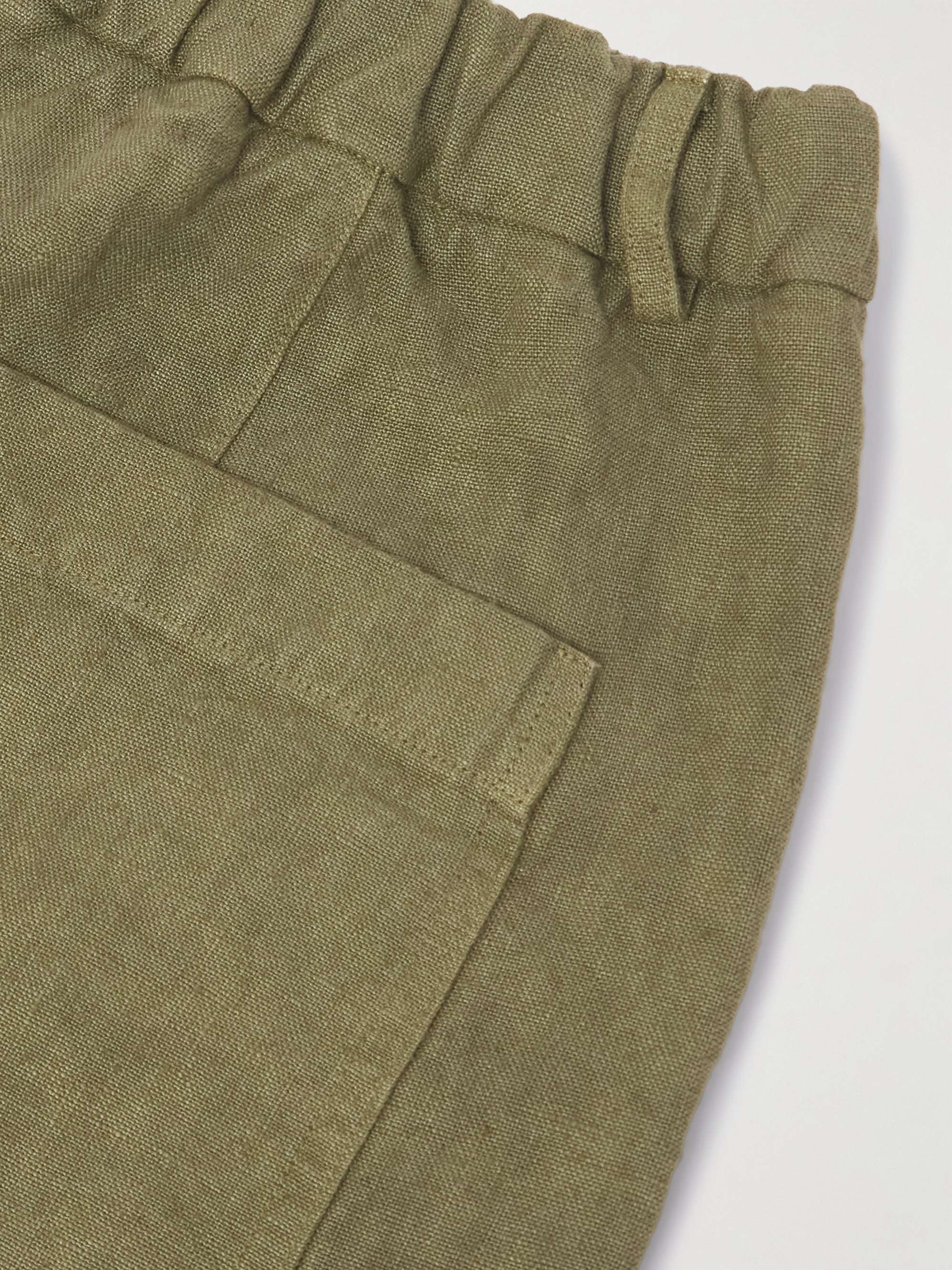 Wide-Leg Linen Trousers view