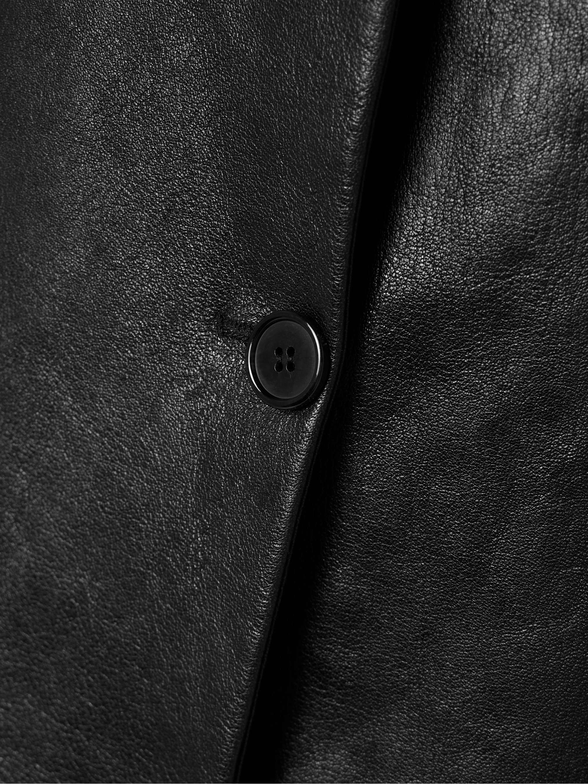 Fabian leather jacket view
