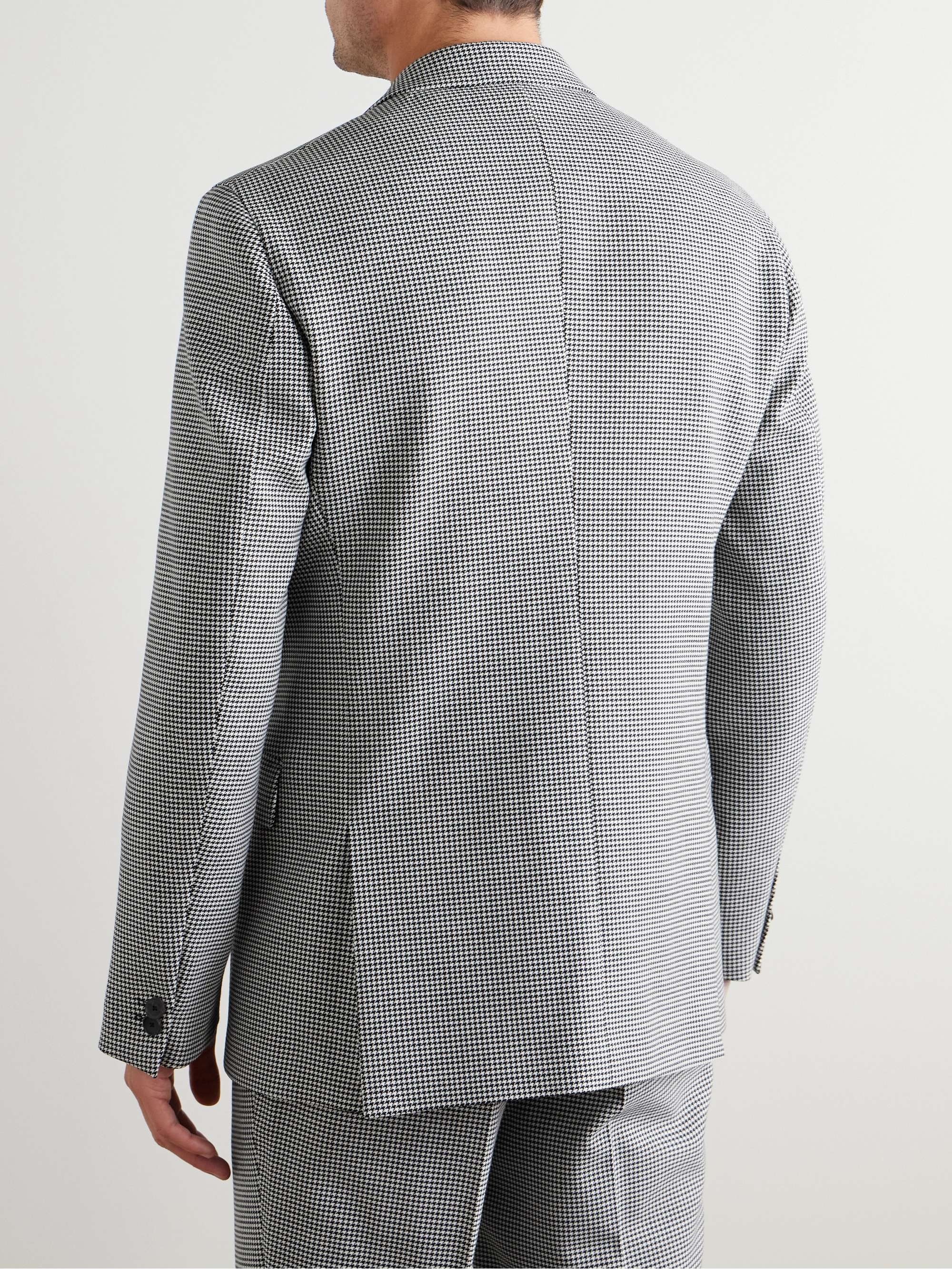 Slim-Fit Puppytooth Twill Suit Jacket view
