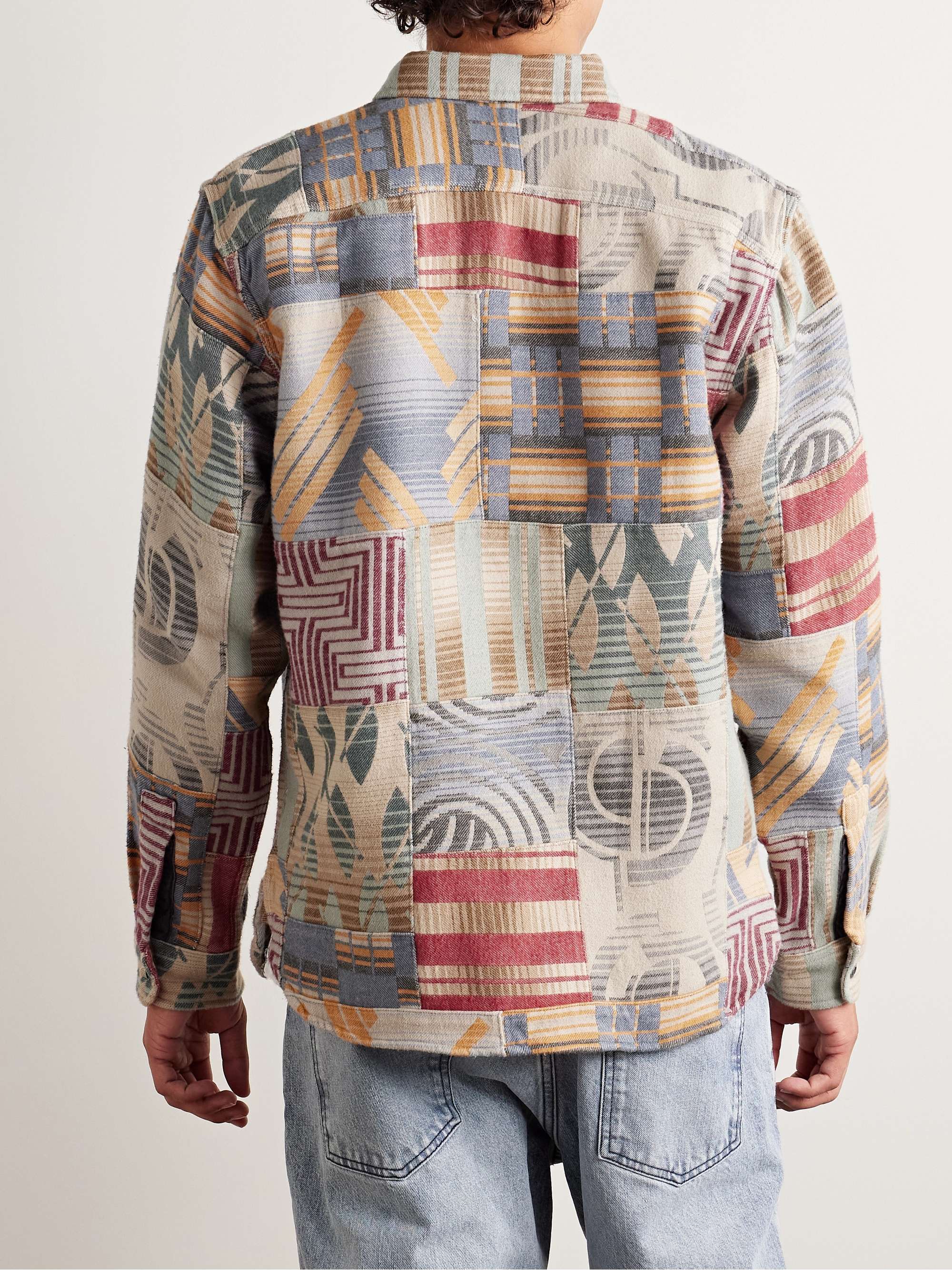 Matlock Patchwork Cotton-Jacquard Shirt view