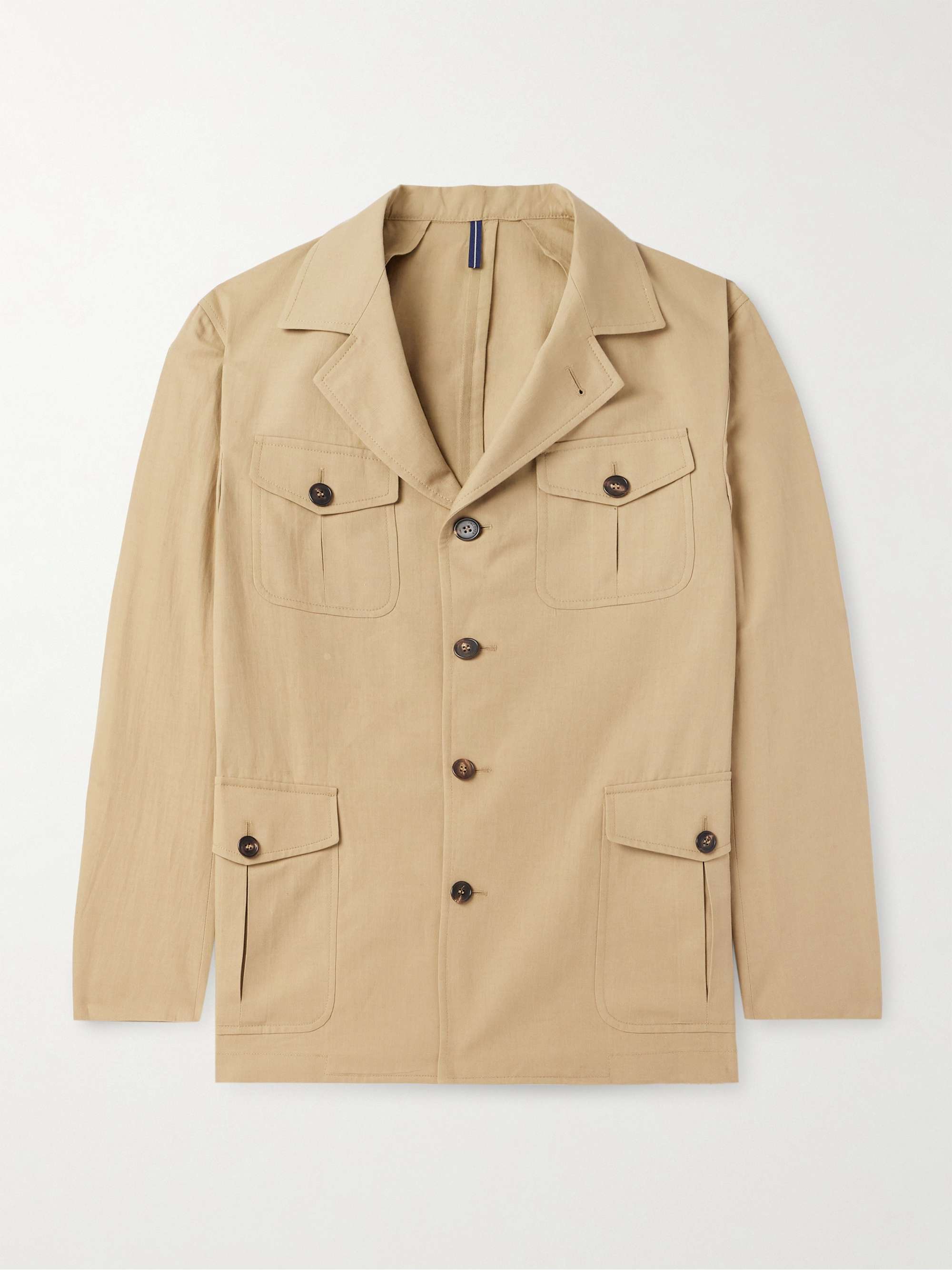 Venezia 1951 Cotton and Linen-Blend Canvas Overshirt view