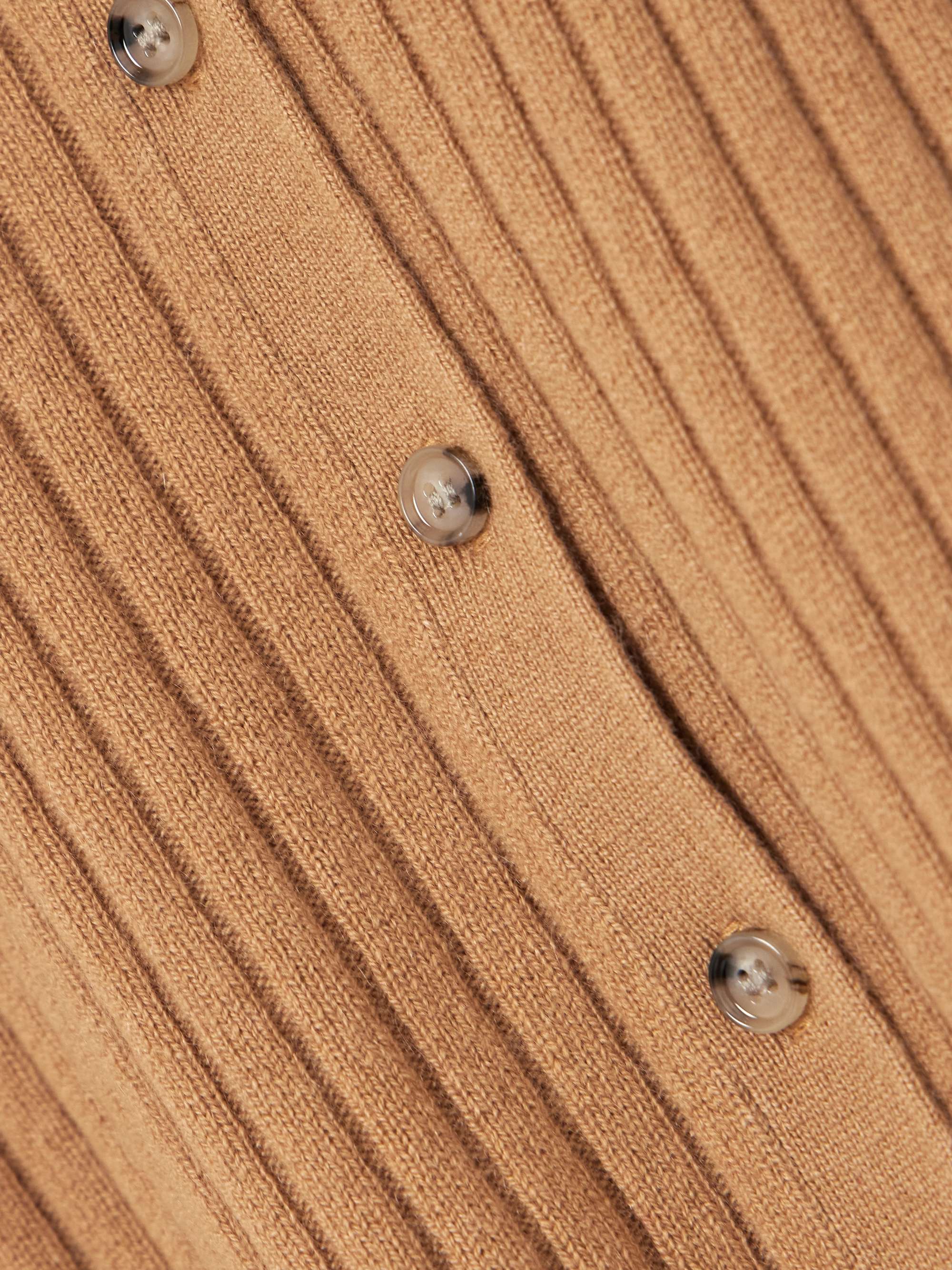 Ribbed cashmere vest view