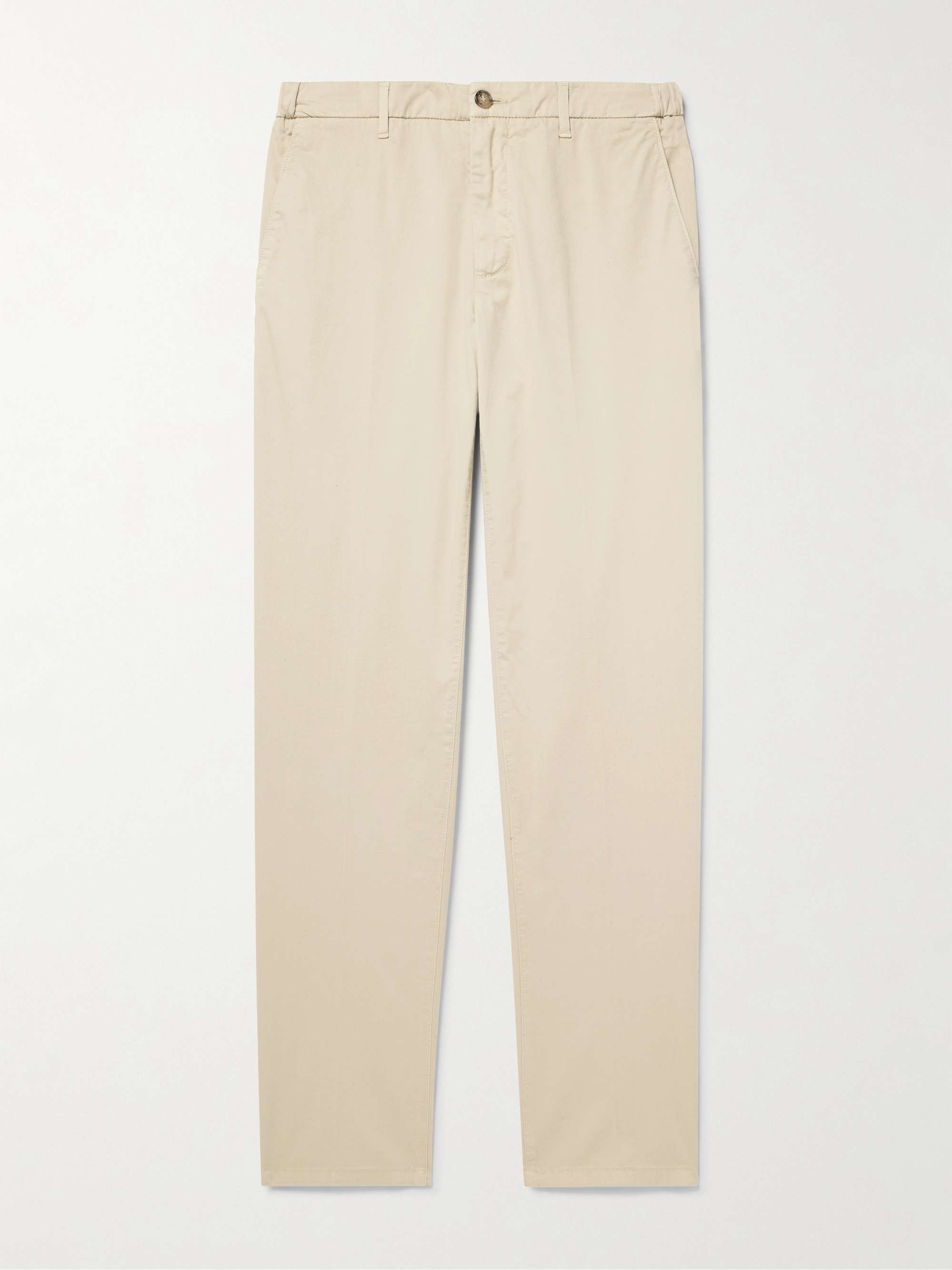 Dumbo Straight-Leg Cotton-Blend Gabardine Trousers view