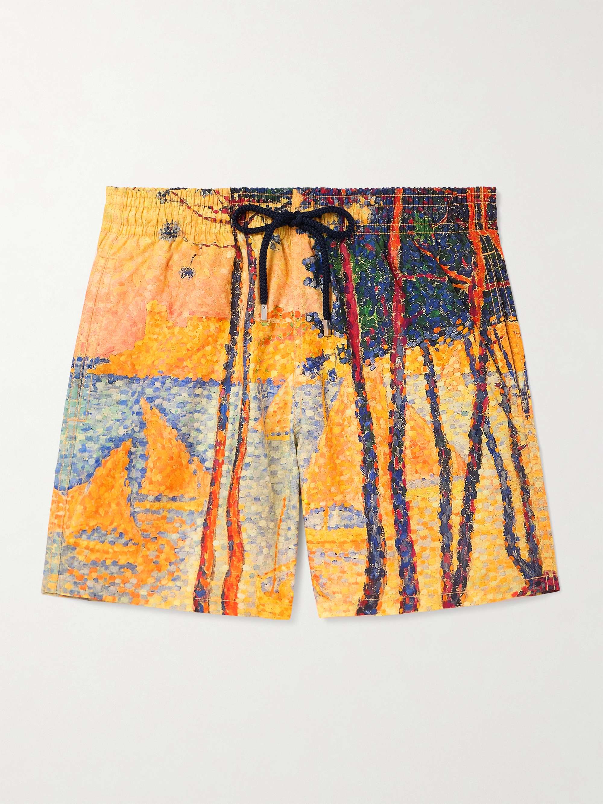 + Paul Signac Moopea Straight-Leg Short-Length Printed Recycled Swim Shorts view
