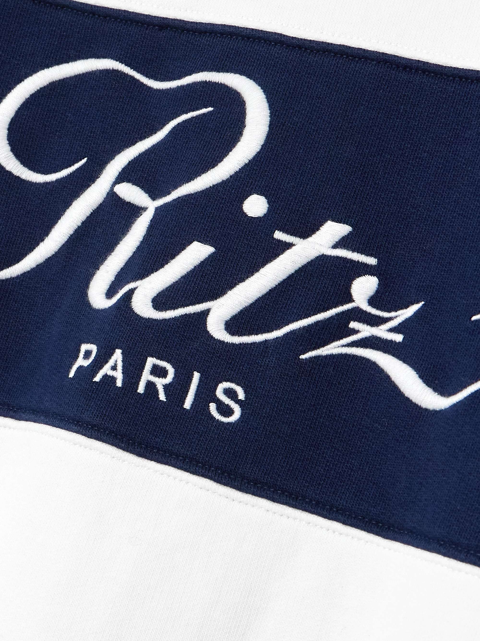 + Ritz Paris color-block embroidered cotton-jersey sweatshirt view