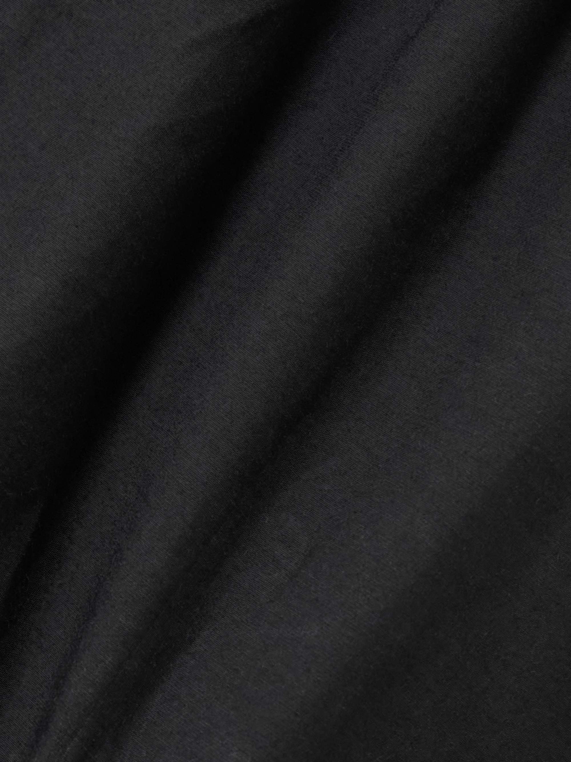 Cotton-blend wide-leg cargo pants view
