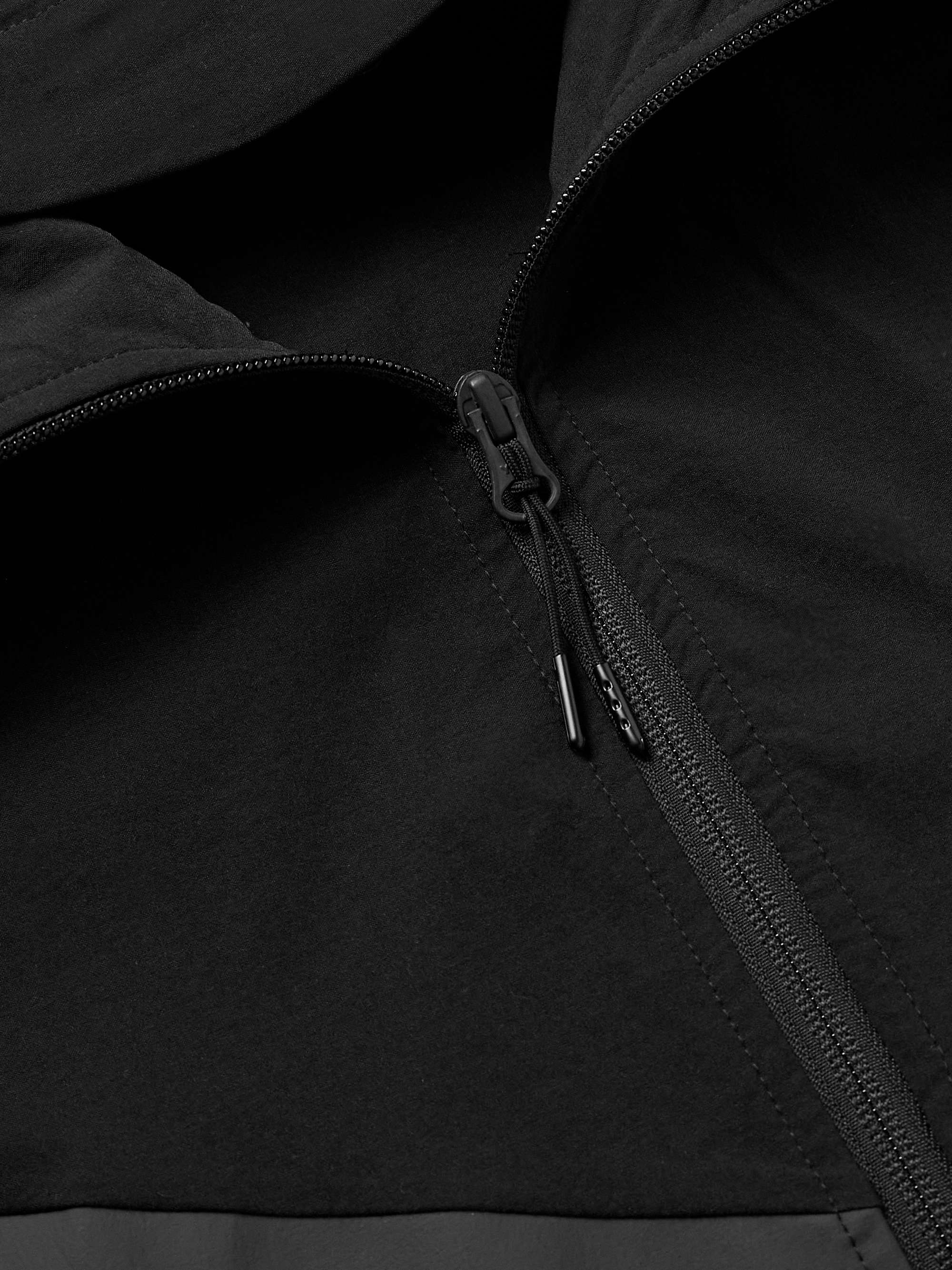Tech Logo-Print Stretch-Nylon Hooded Jacket view