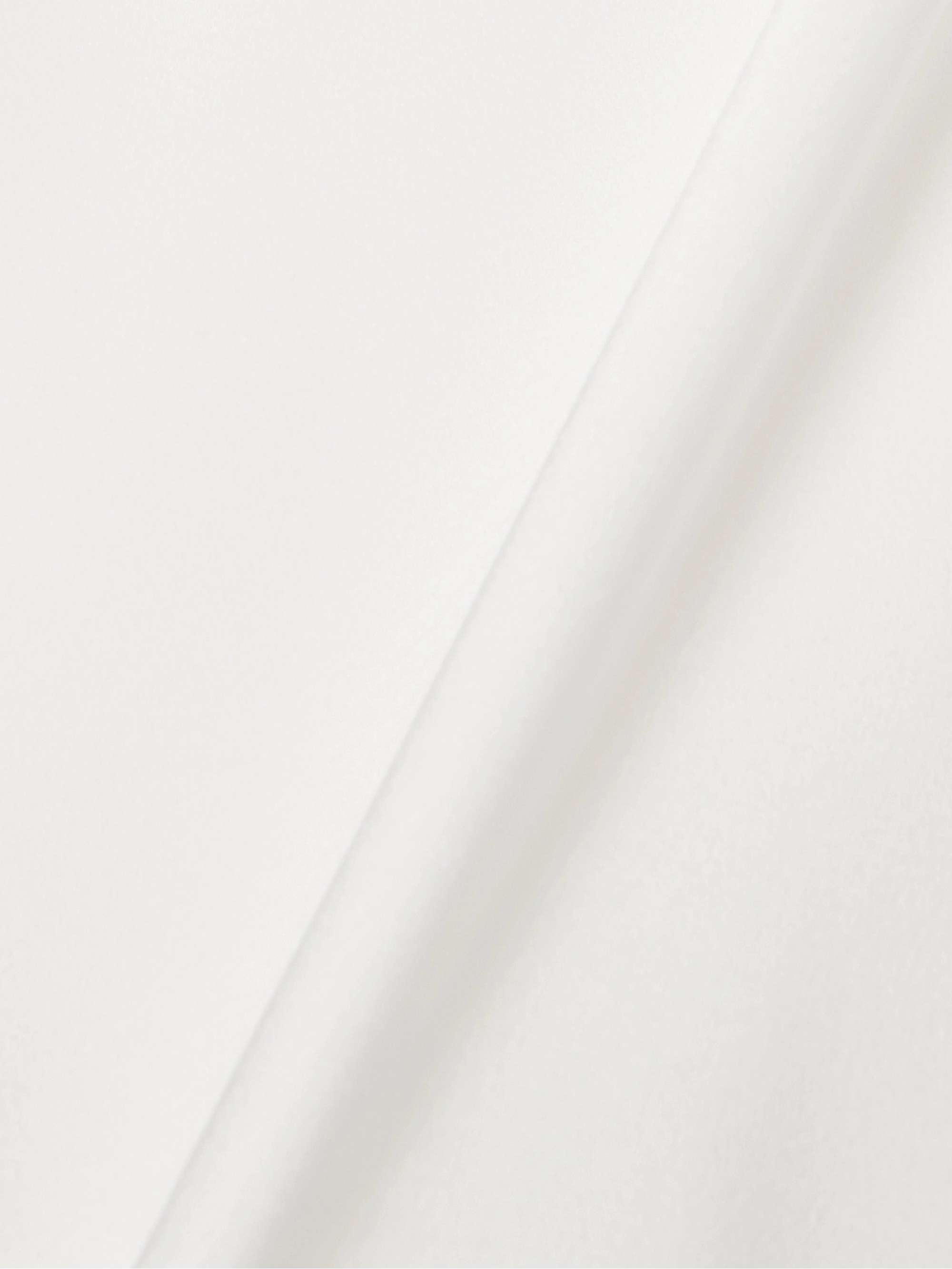 Pandora tie-detailed satin halterneck mini dress view