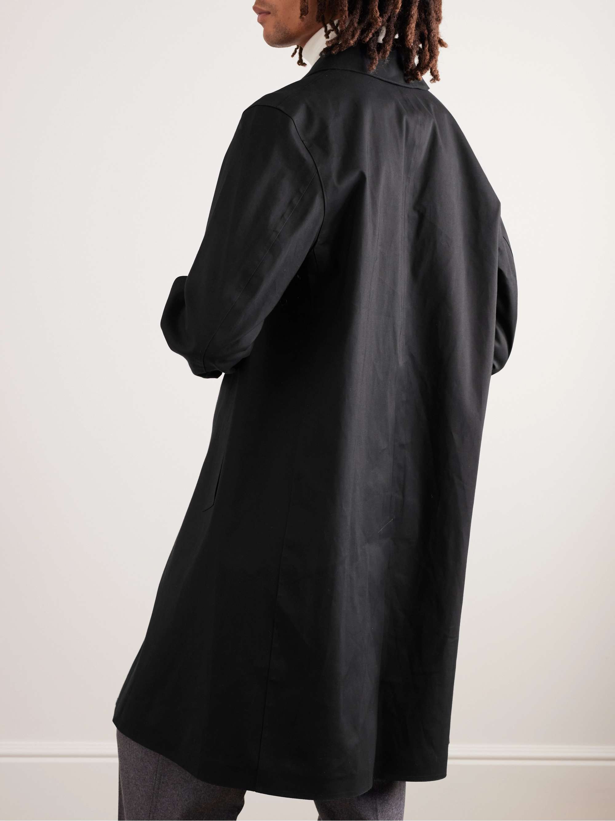 Oxford Bonded Cotton Trench Coat view