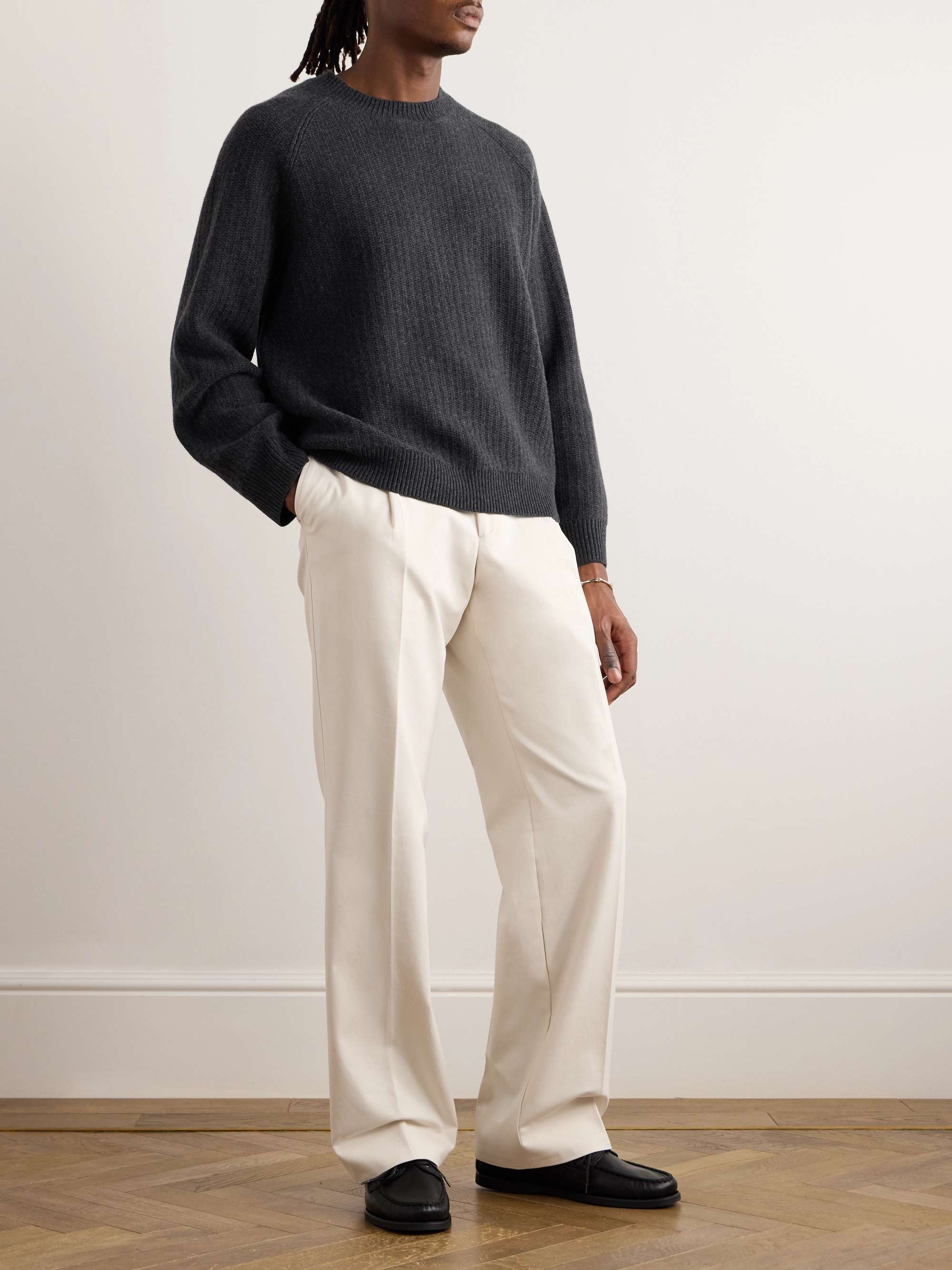 Kadir Wool and Cashmere-Blend Sweater view