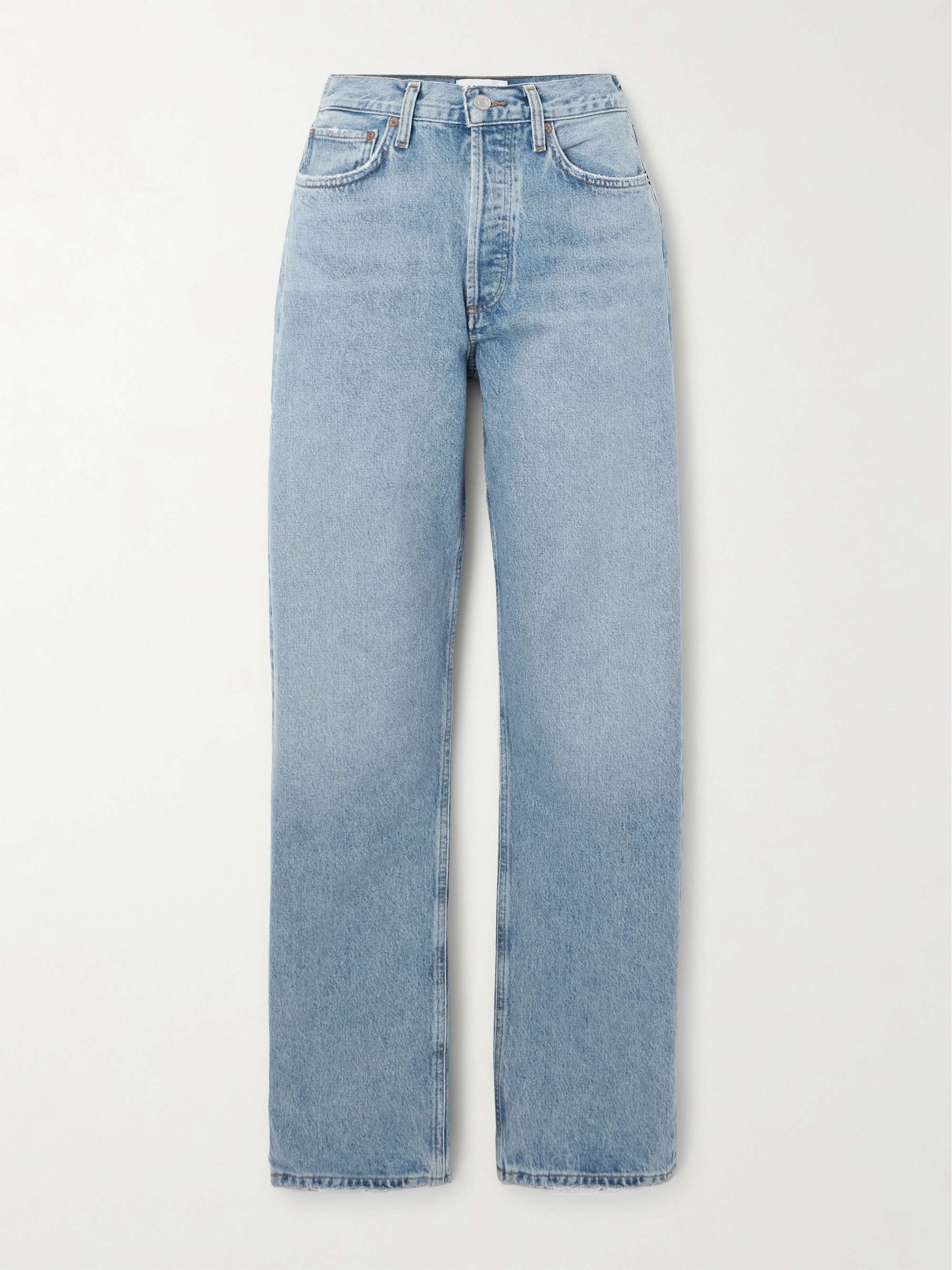 Kelly high-rise straight-leg recycled jeans view