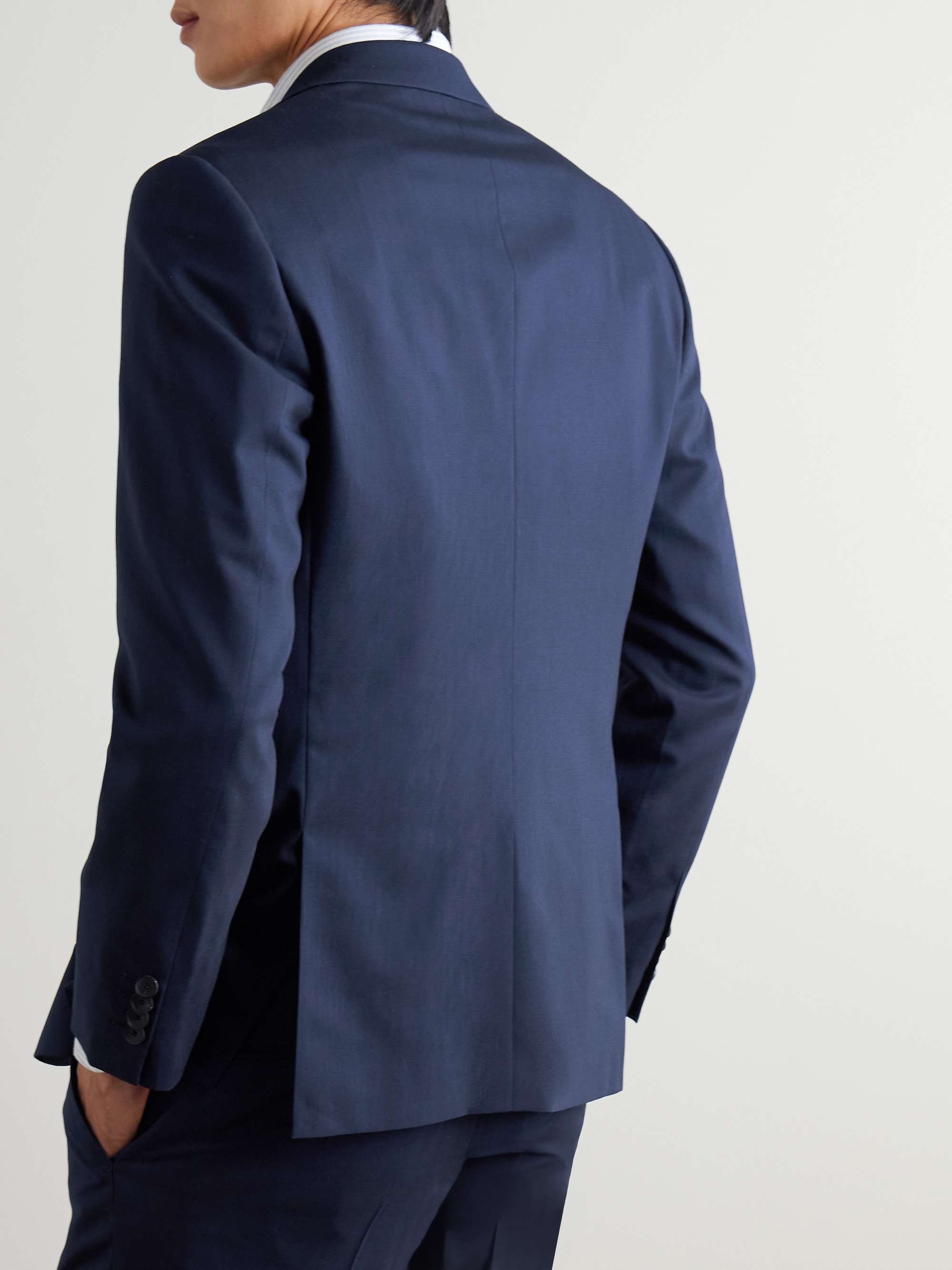 Regular-Fit Wool-Blend Suit Jacket view
